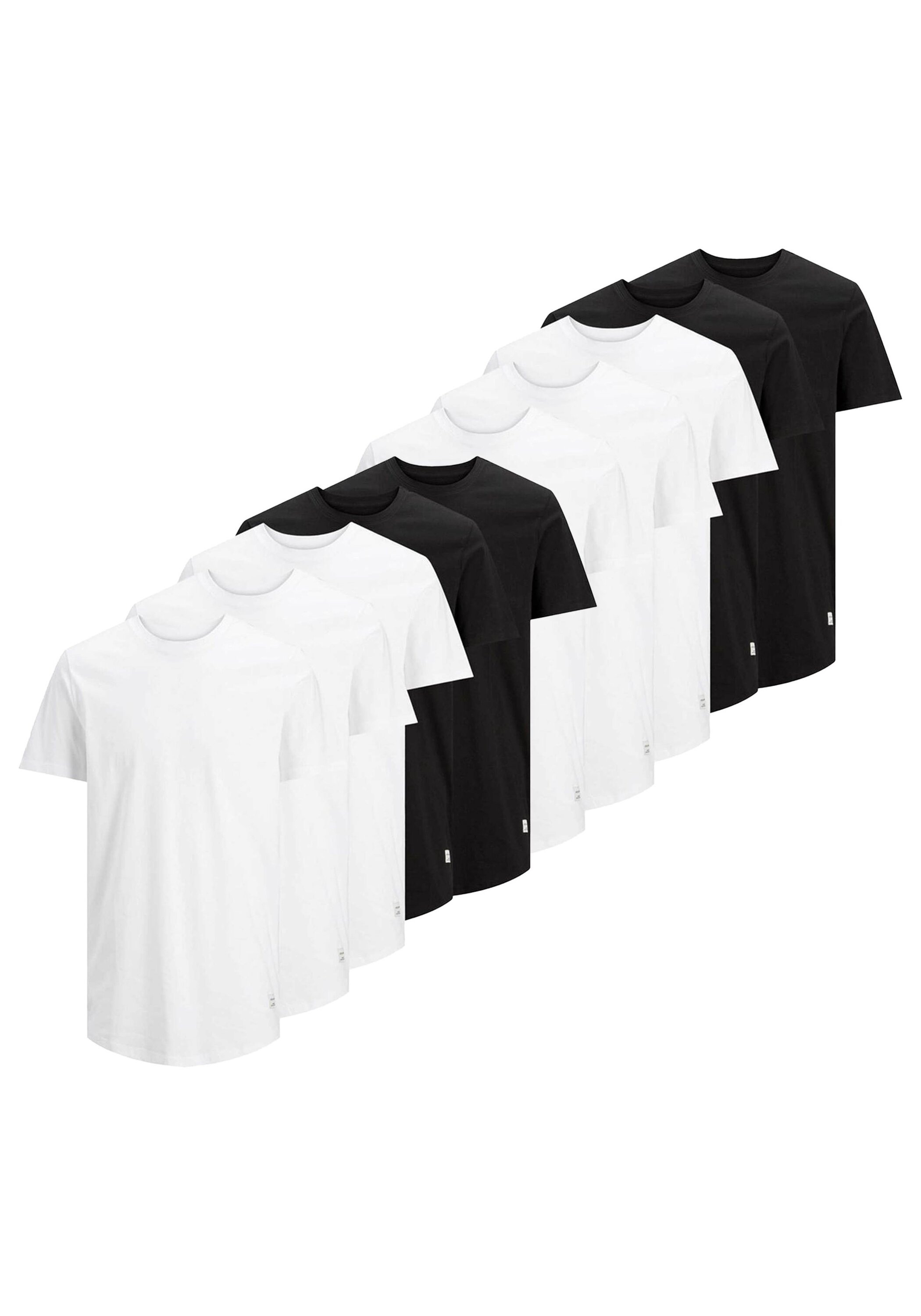 Jack & Jones T-Shirt »T-Shirt JJENOA 10er Pack«