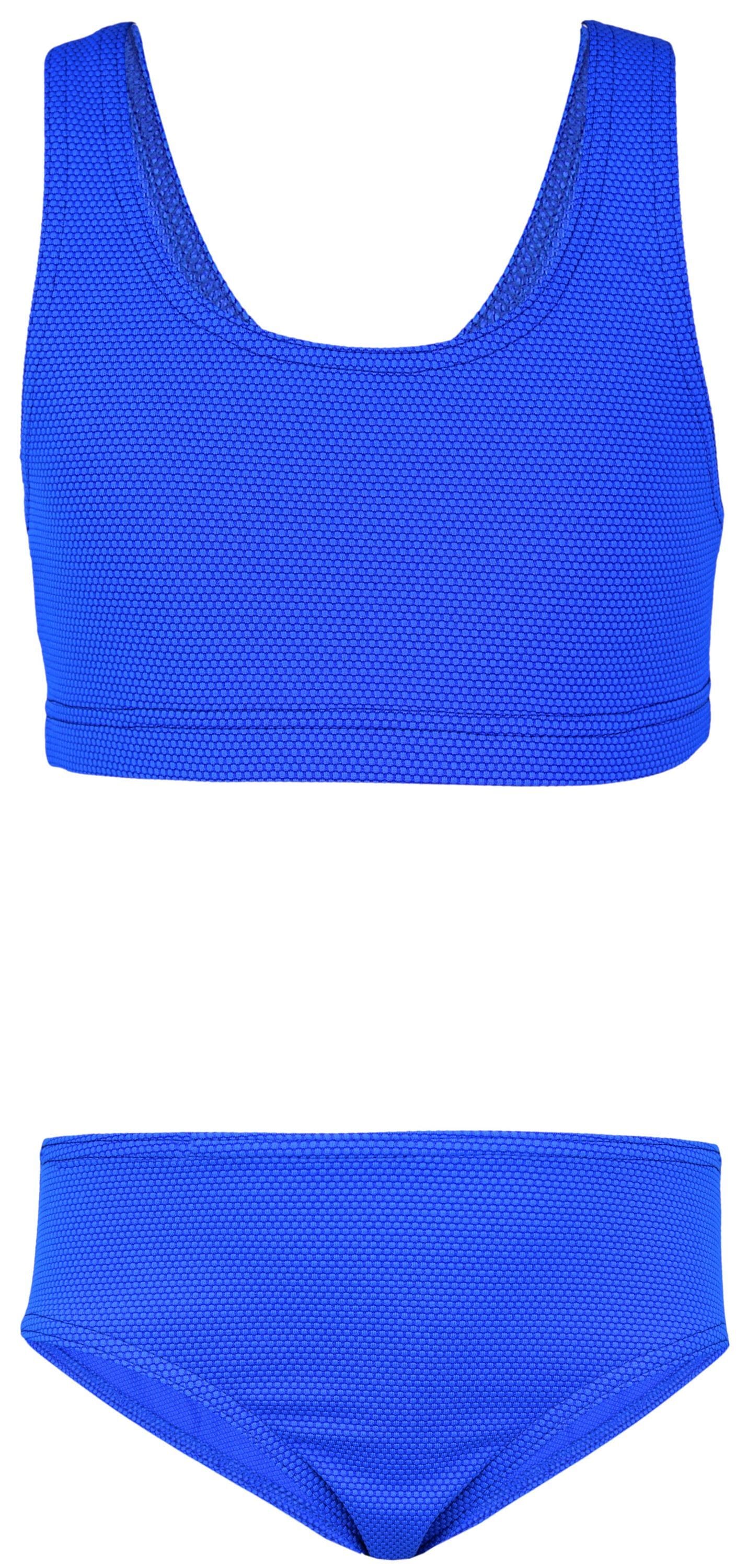 AQUARTI Bustier-Bikini "Bikini Mädchen Sport Bikini Racerback Bustier & Bikinislip"