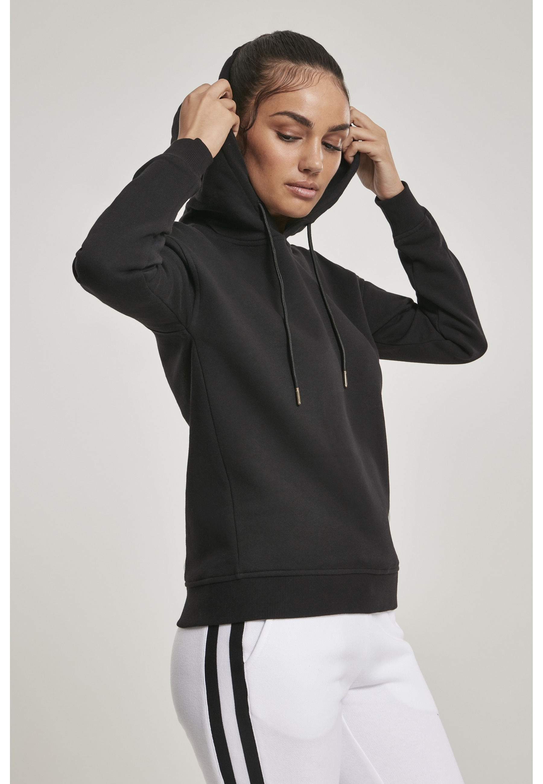 URBAN CLASSICS Hoodie »Urban Classics Damen Ladies Organic Hoody«, 1 Stk.
