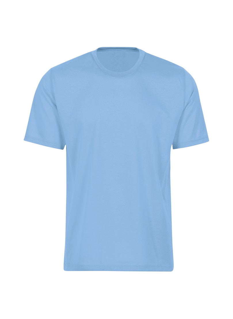 Trigema T-Shirt »TRIGEMA T-Shirt DELUXE Baumwolle«, (1 tlg.)