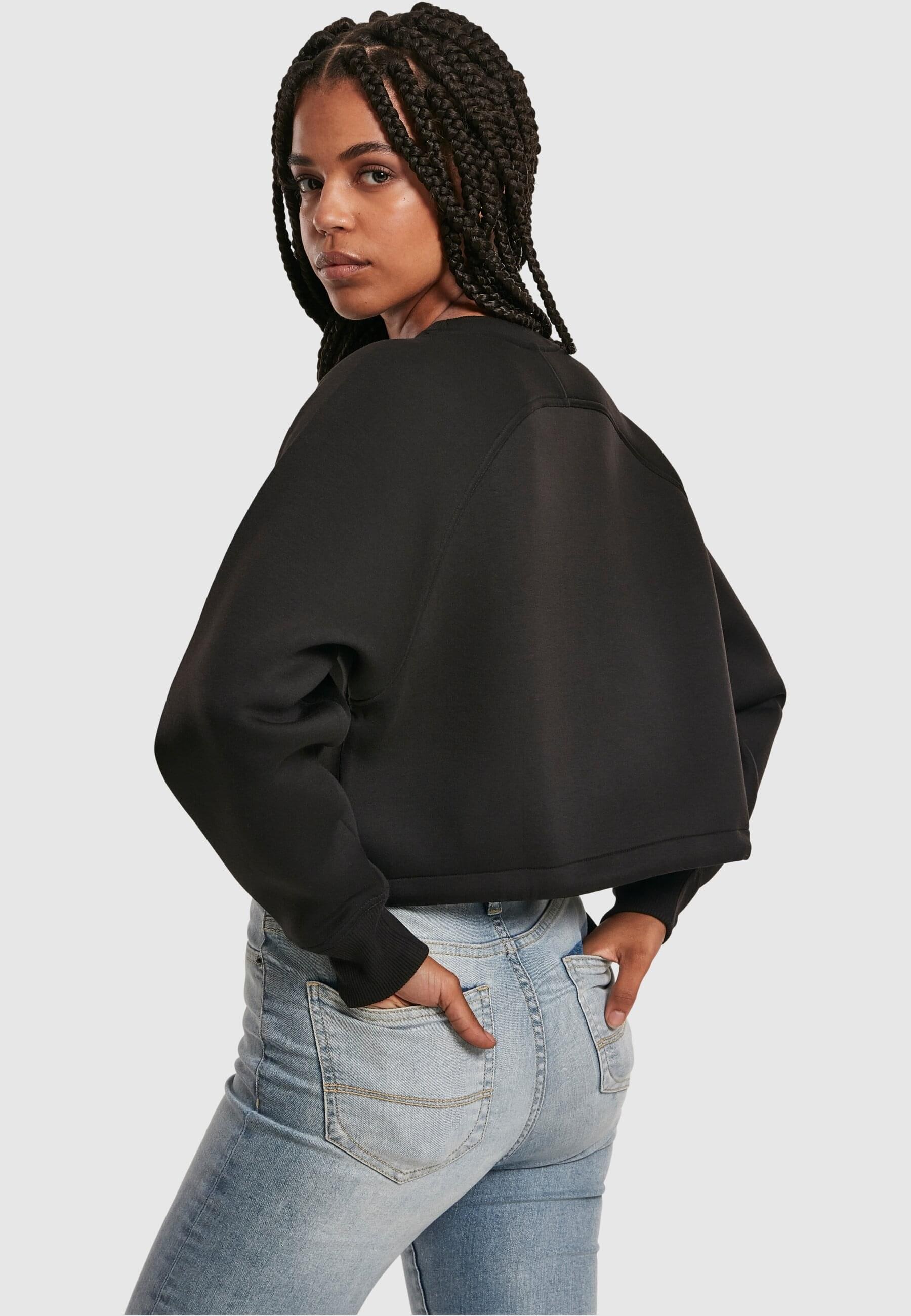 URBAN CLASSICS Sweatshirt »Urban Classics Damen Ladies Oversized Short Raglan Crew«, (1 tlg.)
