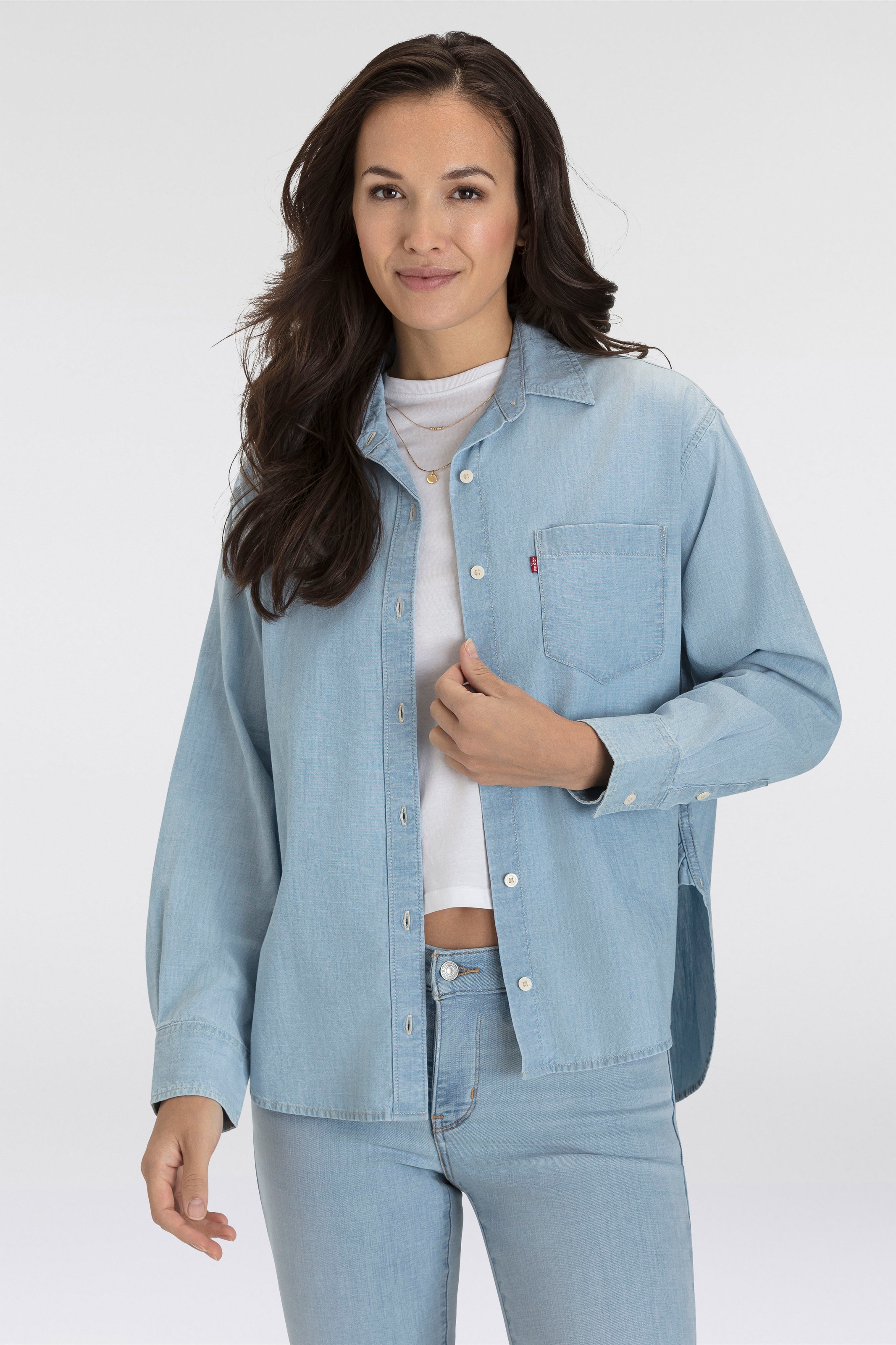 Levis Jeansbluse "HARLIE BOYFRIEND SHIRT" mit Brusttasche günstig online kaufen