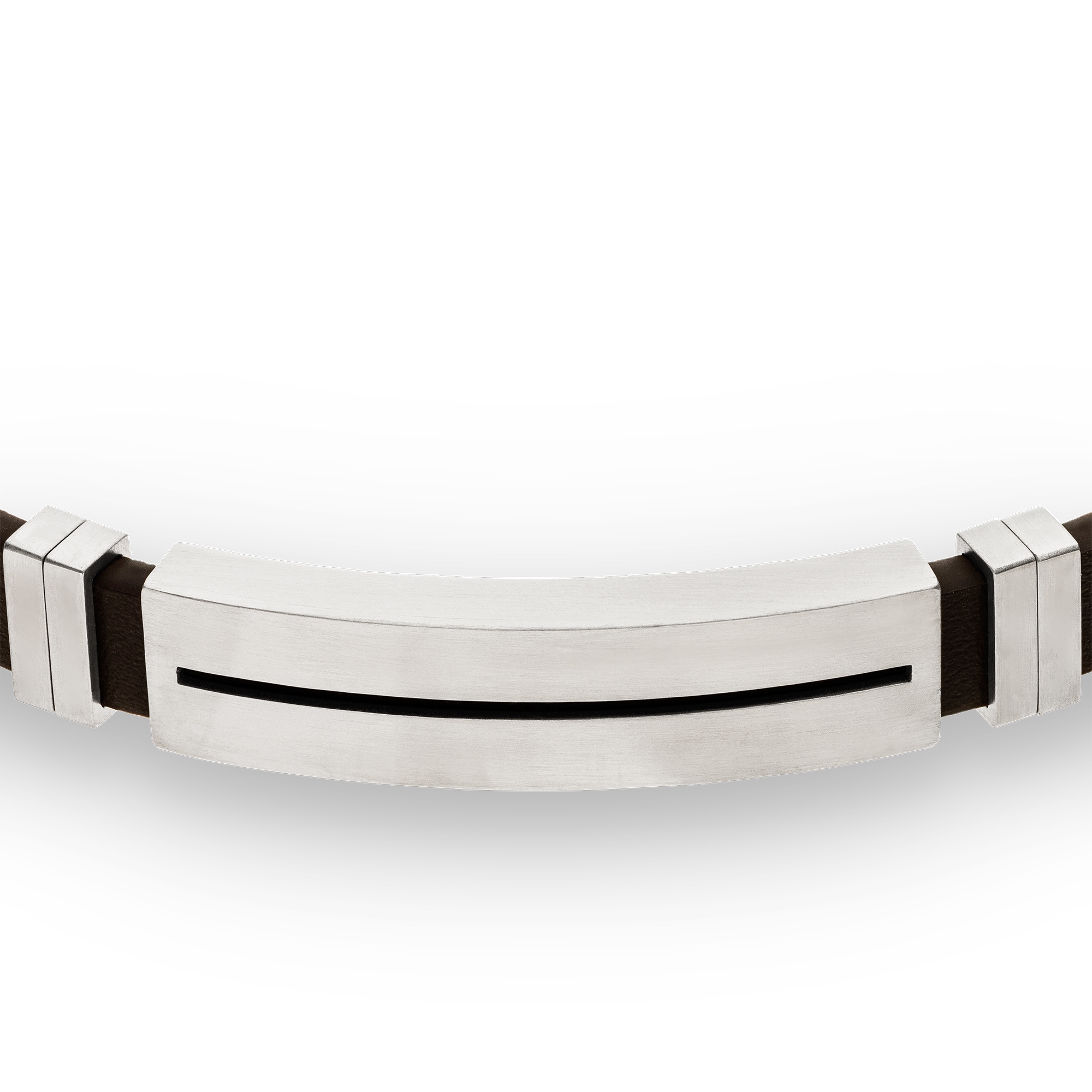s.Oliver Armband »Schmuck Geschenk Edelstahl Leather Tag«
