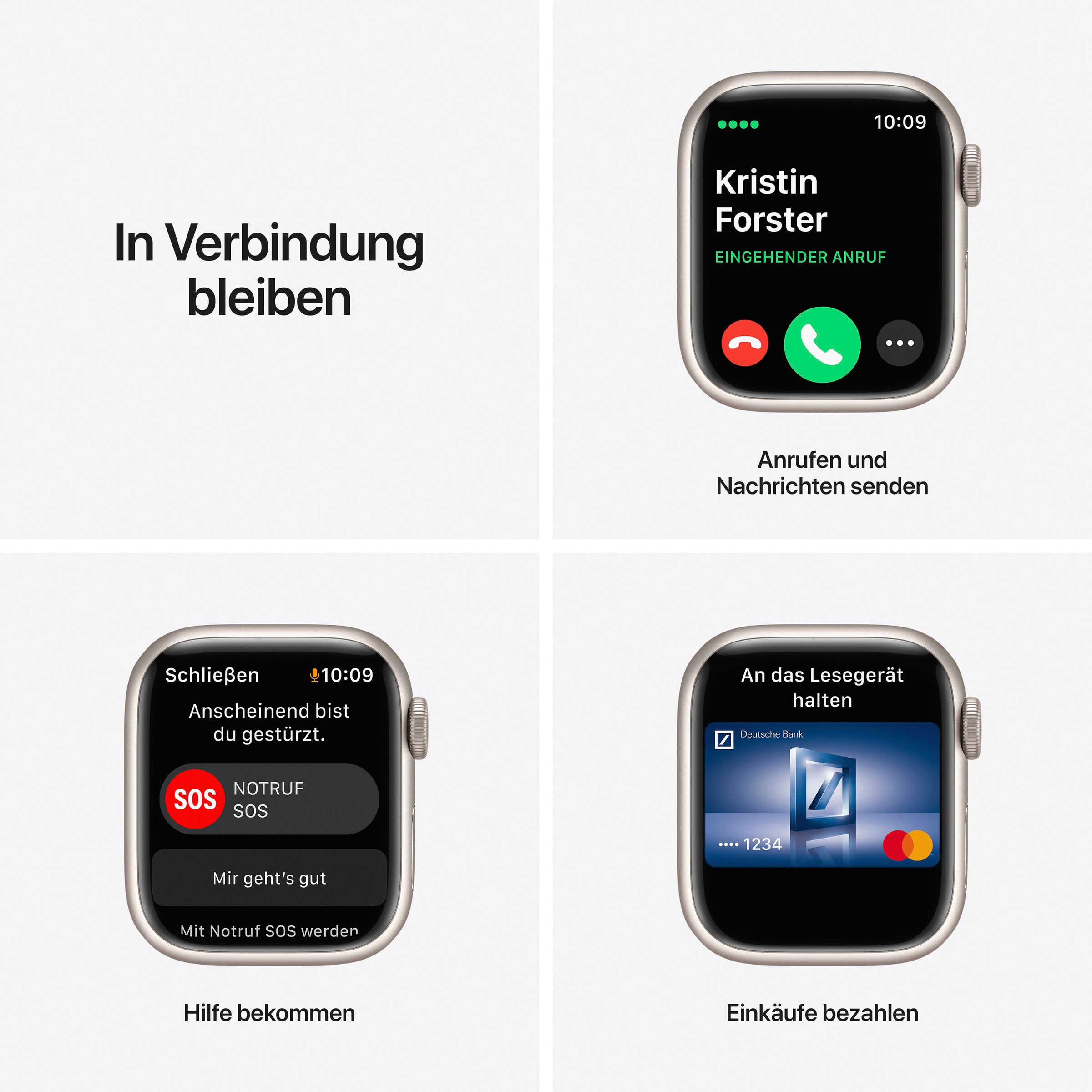 Apple Smartwatch »Nike Series 7 GPS + Cellular, 41mm«, Watch OS 8, 32 GB,)