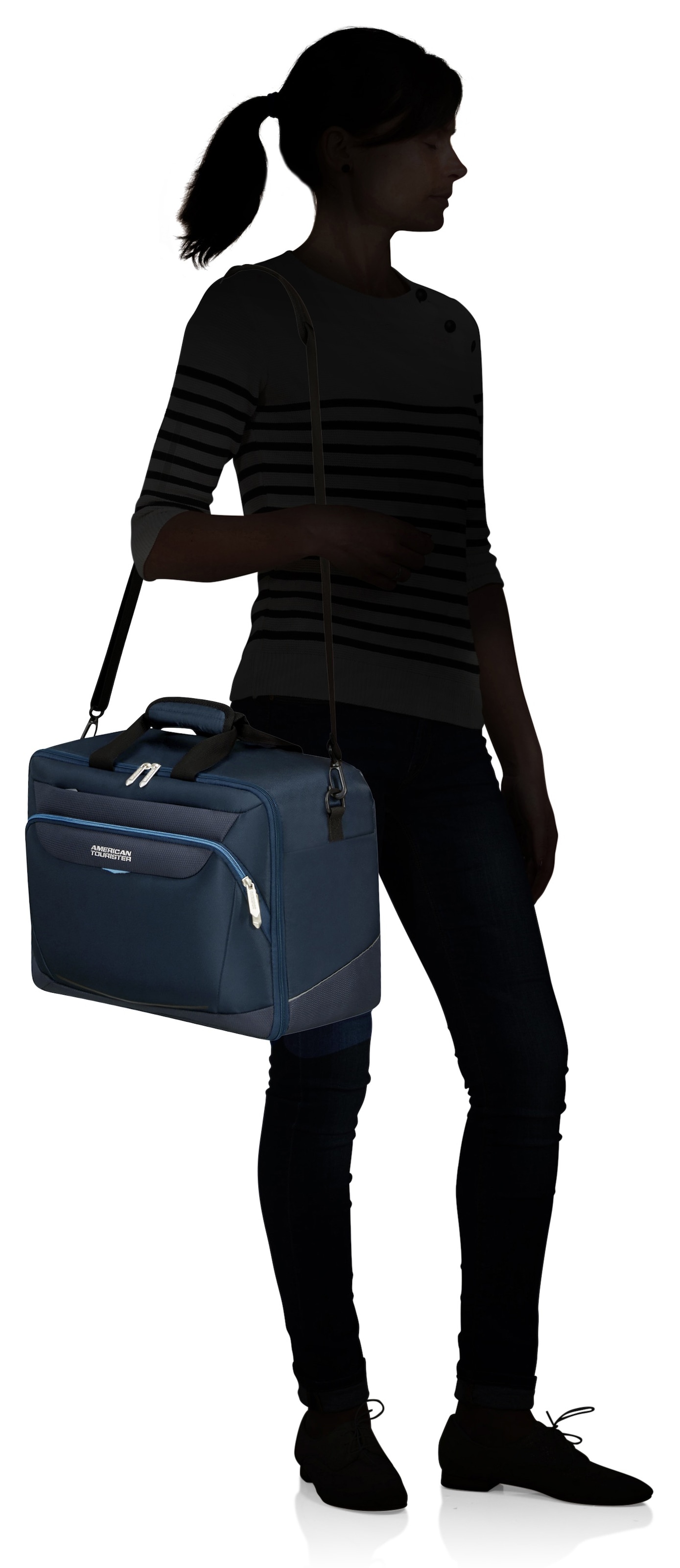 American Tourister® Reisetasche »SUMMERRIDE 3-Way Bordtasche«, Handgepäck Reisegepäck Trolley-Aufsteck-System Underseater