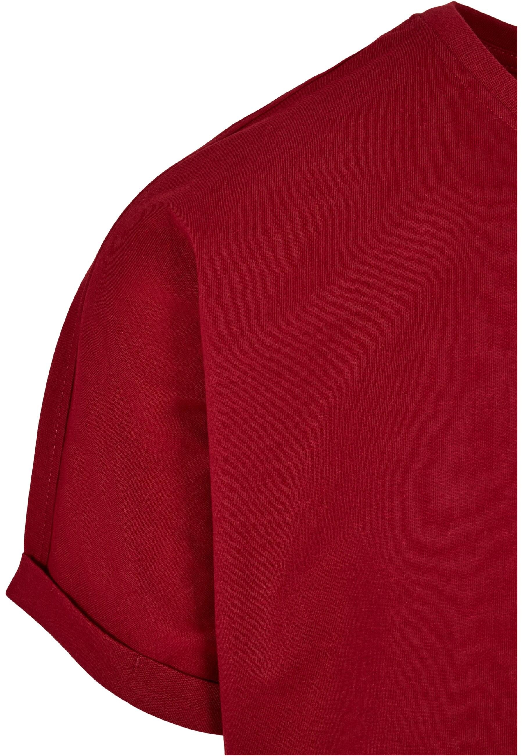 URBAN CLASSICS T-Shirt »Urban Classics Herren Long Shaped Turnup Tee«, (1 tlg.)