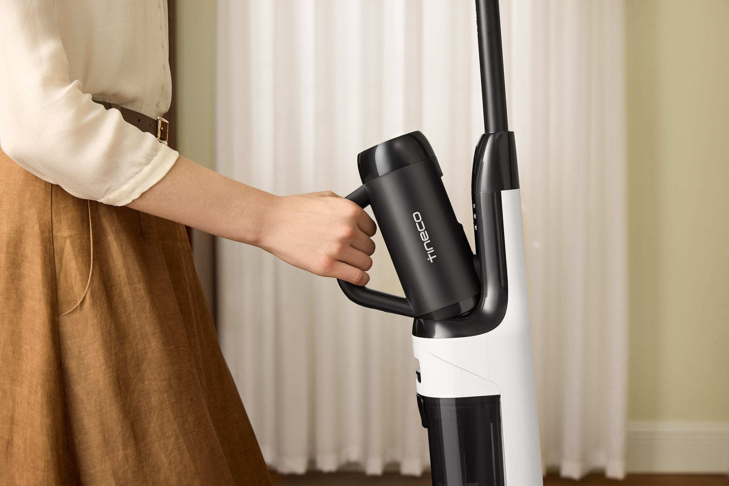 Tineco Nass-Trocken-Sauger »FLOOR ONE Switch i5 Stretch« Nass-Trocken-Sauger mit optionalem Handstaubsauger (inkl. Aufsätze)