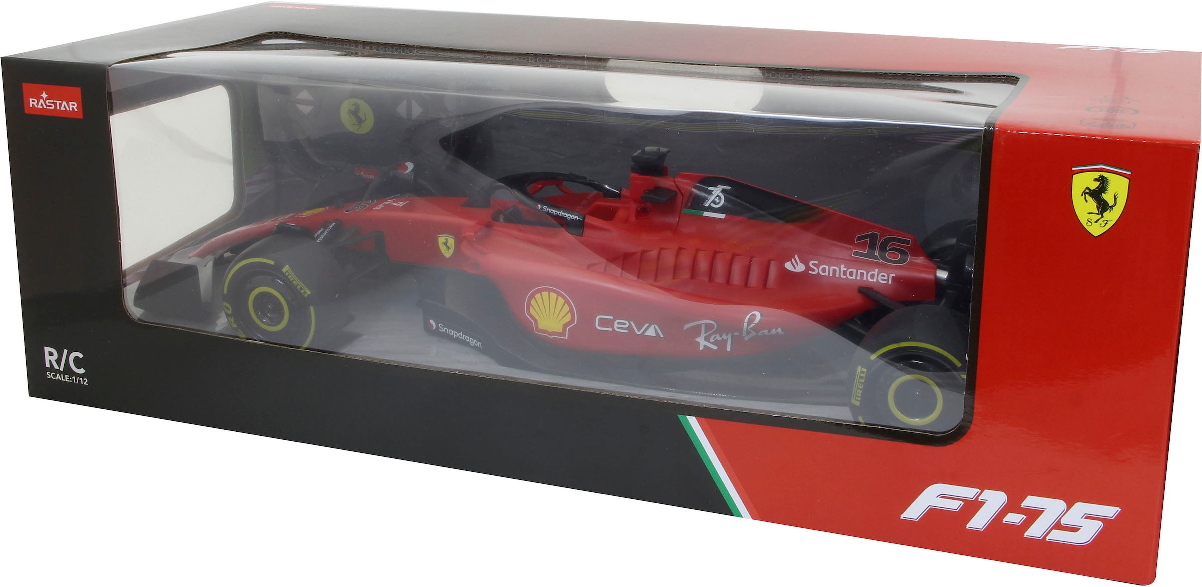 Jamara RC-Auto »Deluxe Cars, Deluxe Cars, Ferrari F1-75 1:12, rot - 2,4 GHz«