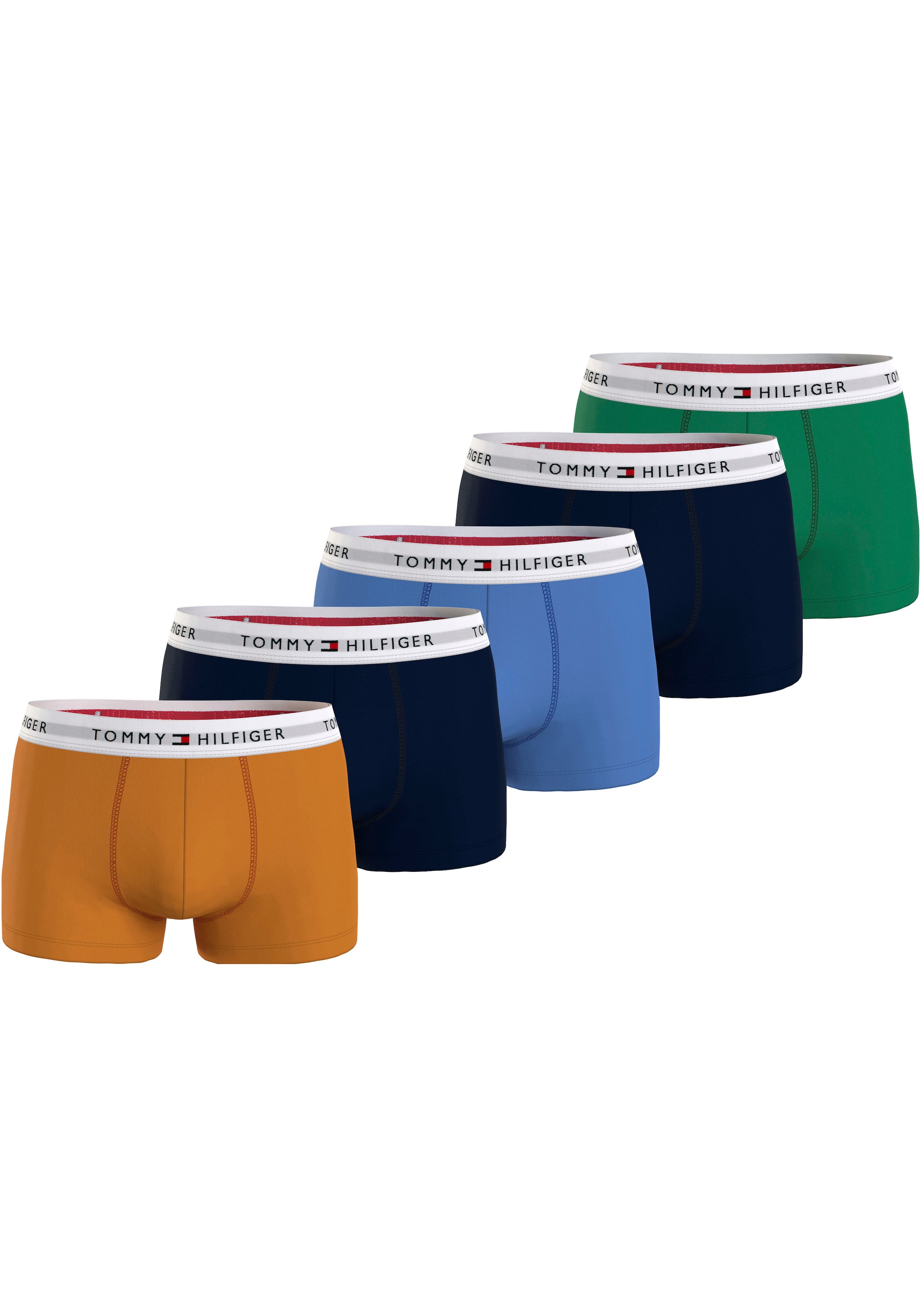 Tommy Hilfiger Underwear Trunk »5P TRUNK«, (Packung, 5 St., 5er-Pack), mit Logo-Elastikbund