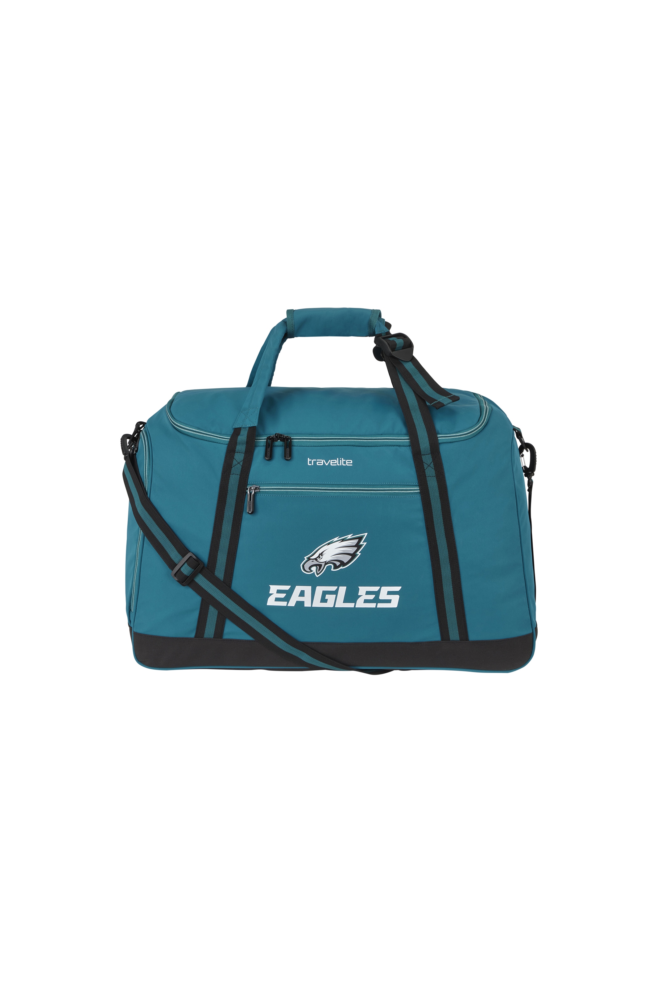 travelite Sporttasche "travelite x NFL Duffle Bag 2in1" als Rucksack nutzbar, große Öffnung, Schuhfach und Aufsteckfunktion