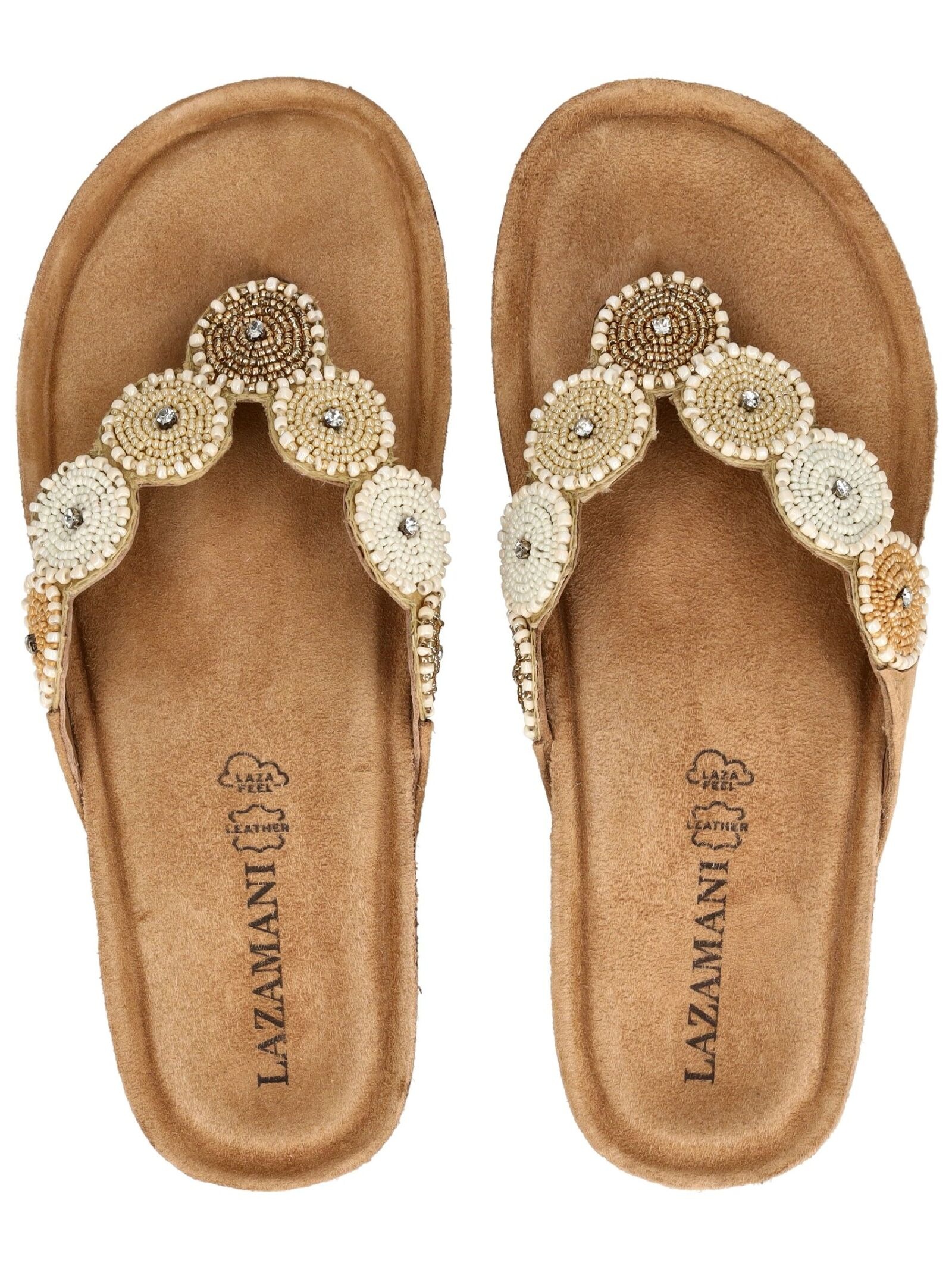 Lazamani Zehentrenner »Lazamani Zehensteg Leder/Textil«