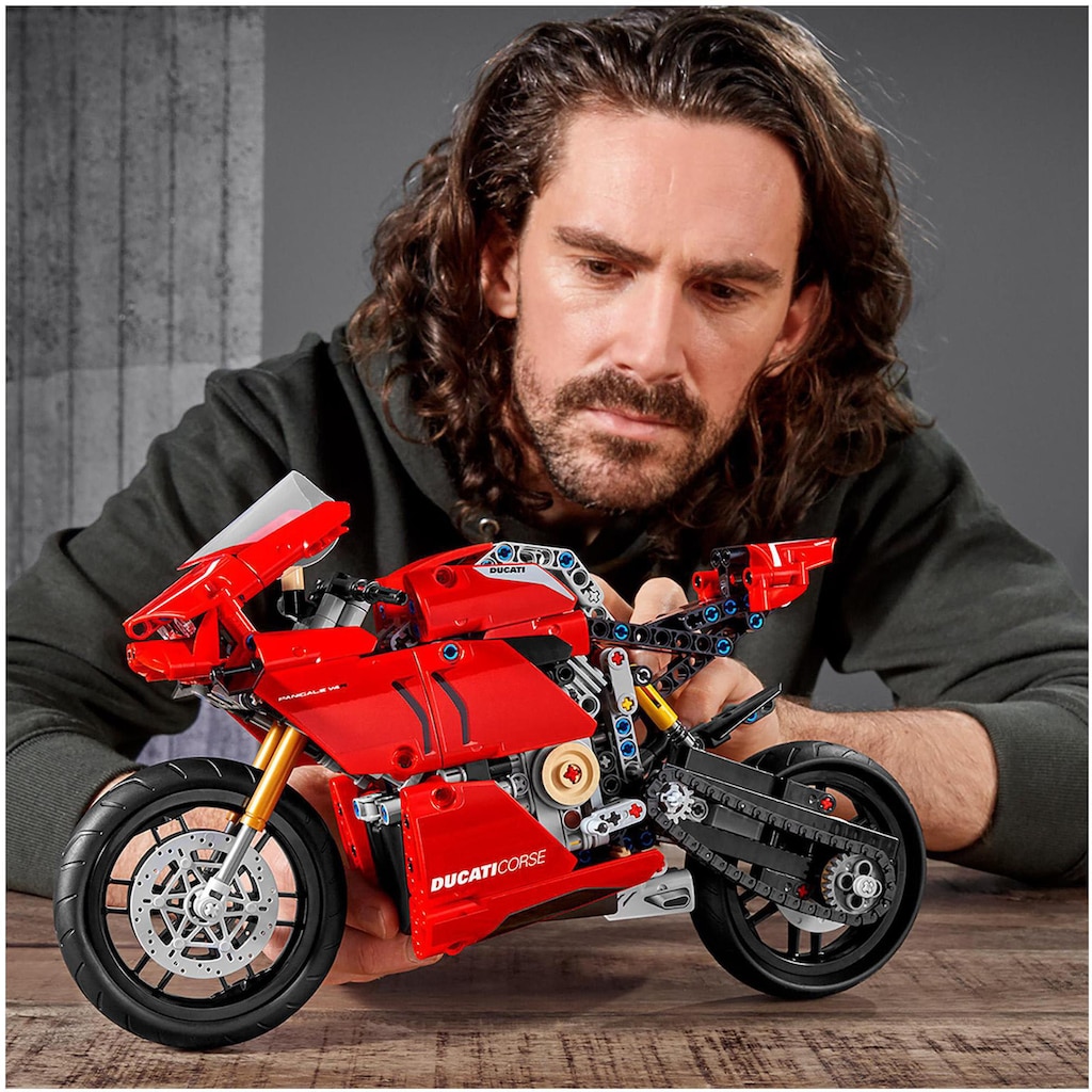 LEGO® Konstruktionsspielsteine »Ducati Panigale V4 R (42107), LEGO® Technic«, (646 St.)