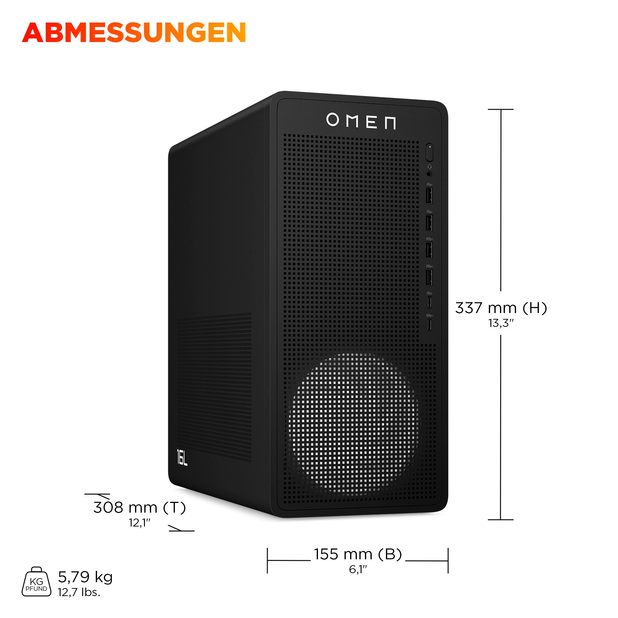 HP Gaming-PC »OMEN 16L TG03-0273ng«