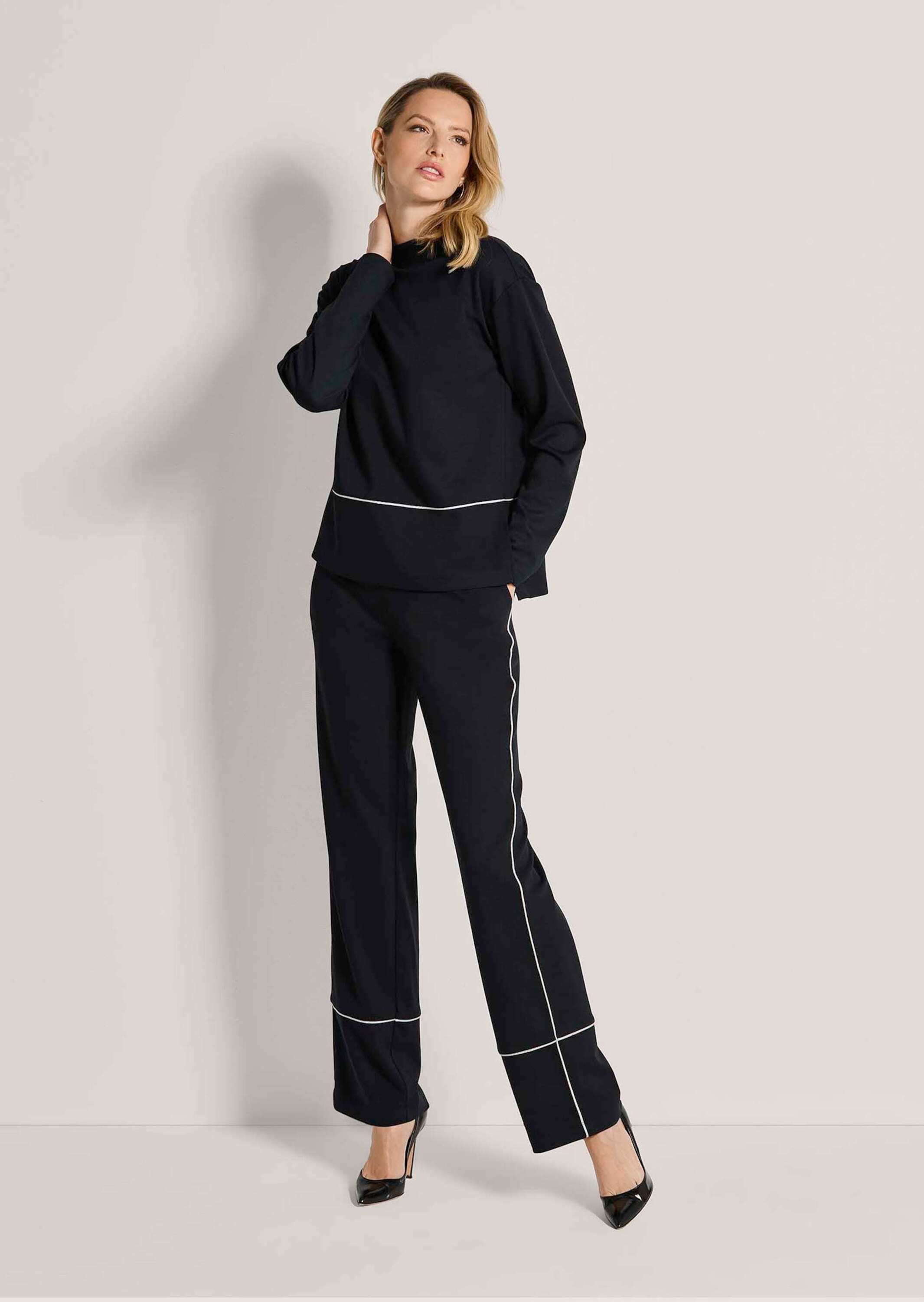 MADELEINE Langarmshirt »Shirt Sportives Sweatshirt mit Stehkragen«