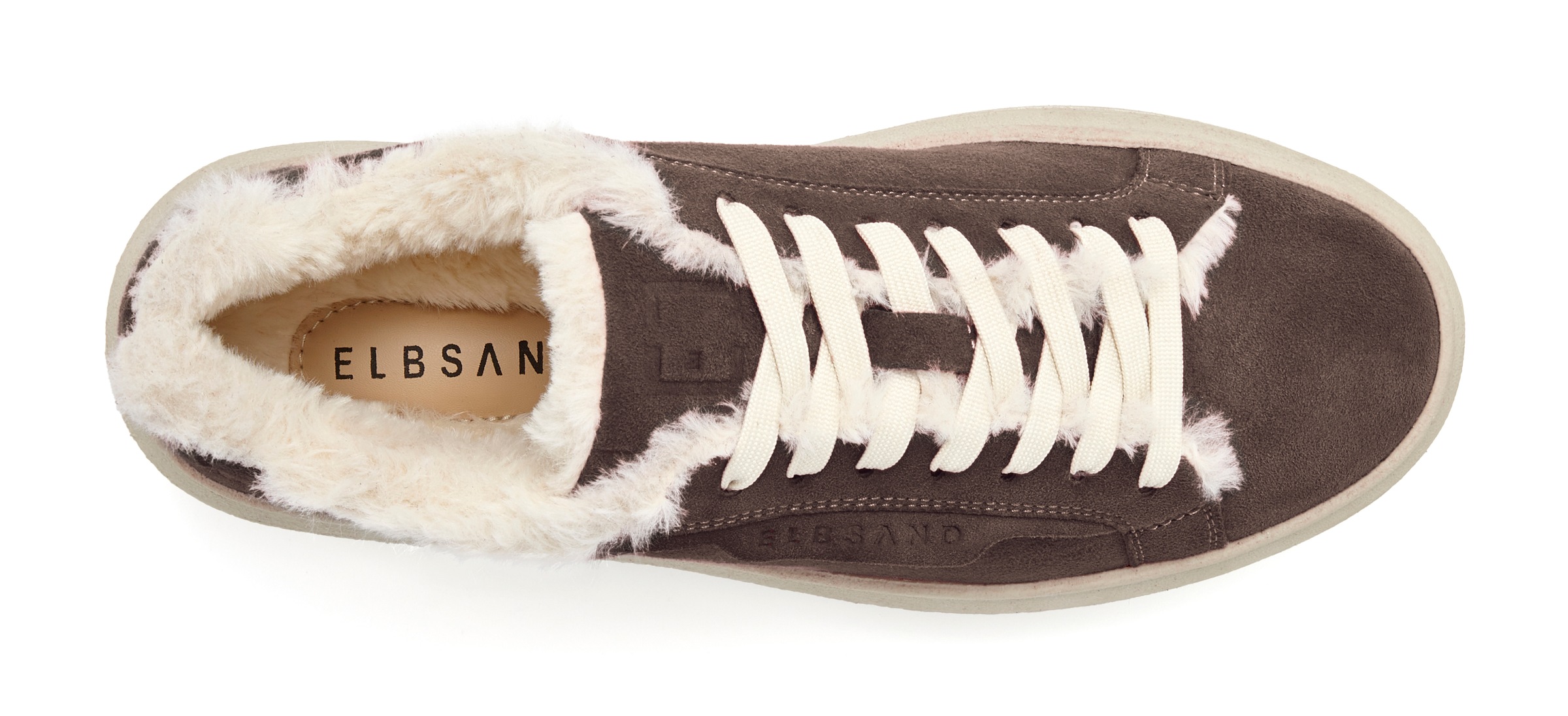 Elbsand Sneaker »Schnürschuh, Turnschuh, Schnürhalbschuh, Freizeitschuh, Ledersneaker«  NEU aus Leder mit kuscheligem Warmfutter und Plateausohle