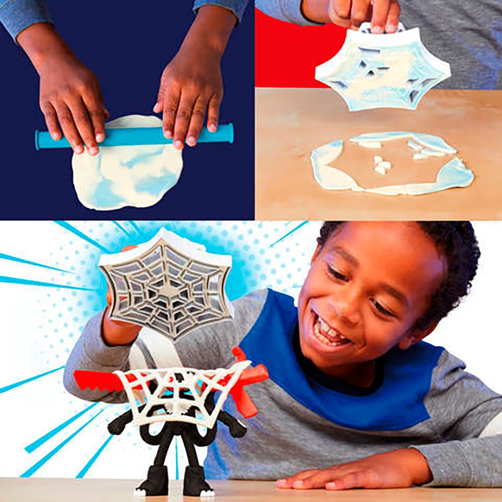Hasbro Knetform-Set »Play-Doh Marvel, Spider-Man Netz-Action Knetset«