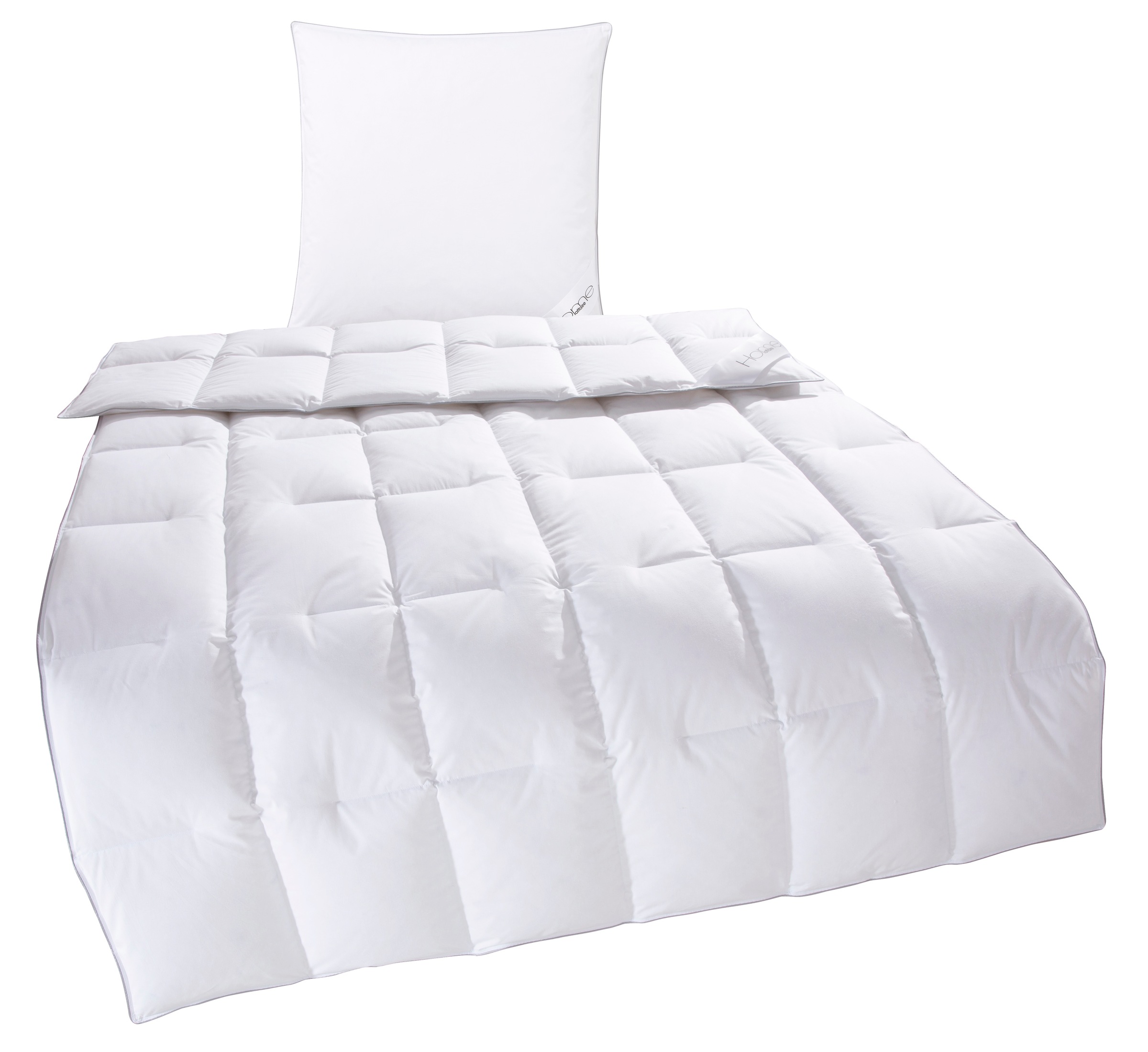 Home affaire Daunenbettdecke + Kopfkissen "TAMINS, Bettdecke 135x200 cm und günstig online kaufen