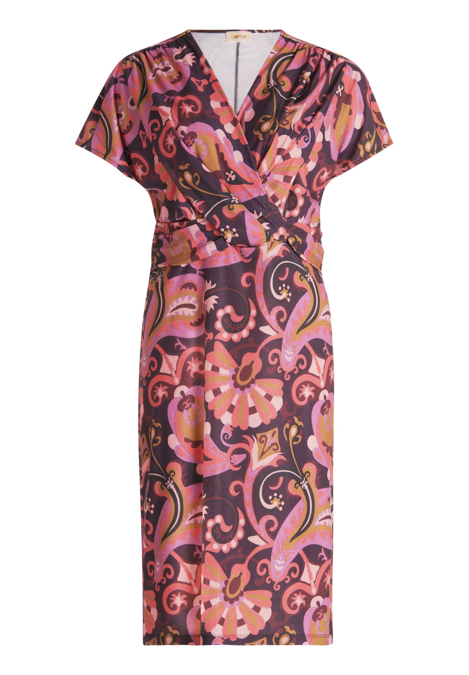 Cartoon Jerseykleid "Damen Jerseykleid mit Raffung" Ohne Tasche günstig online kaufen