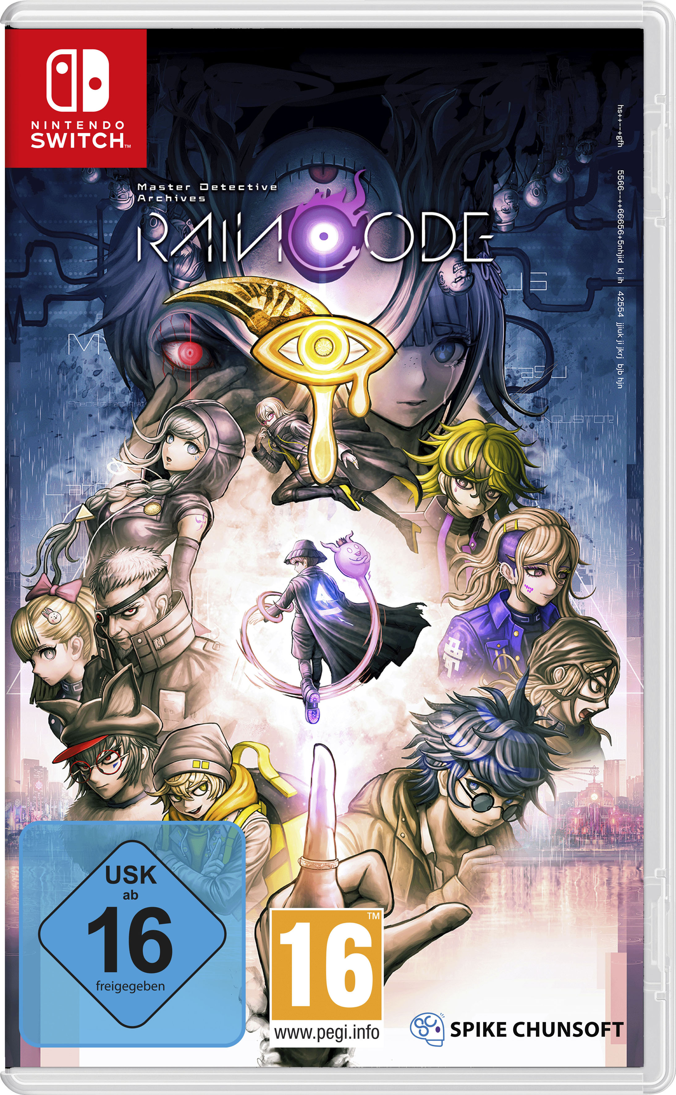 NINTENDO SWITCH Spielesoftware "Master Detective Archives: RAIN CODE", Nintendo Switch, bunt, Spielesoftware