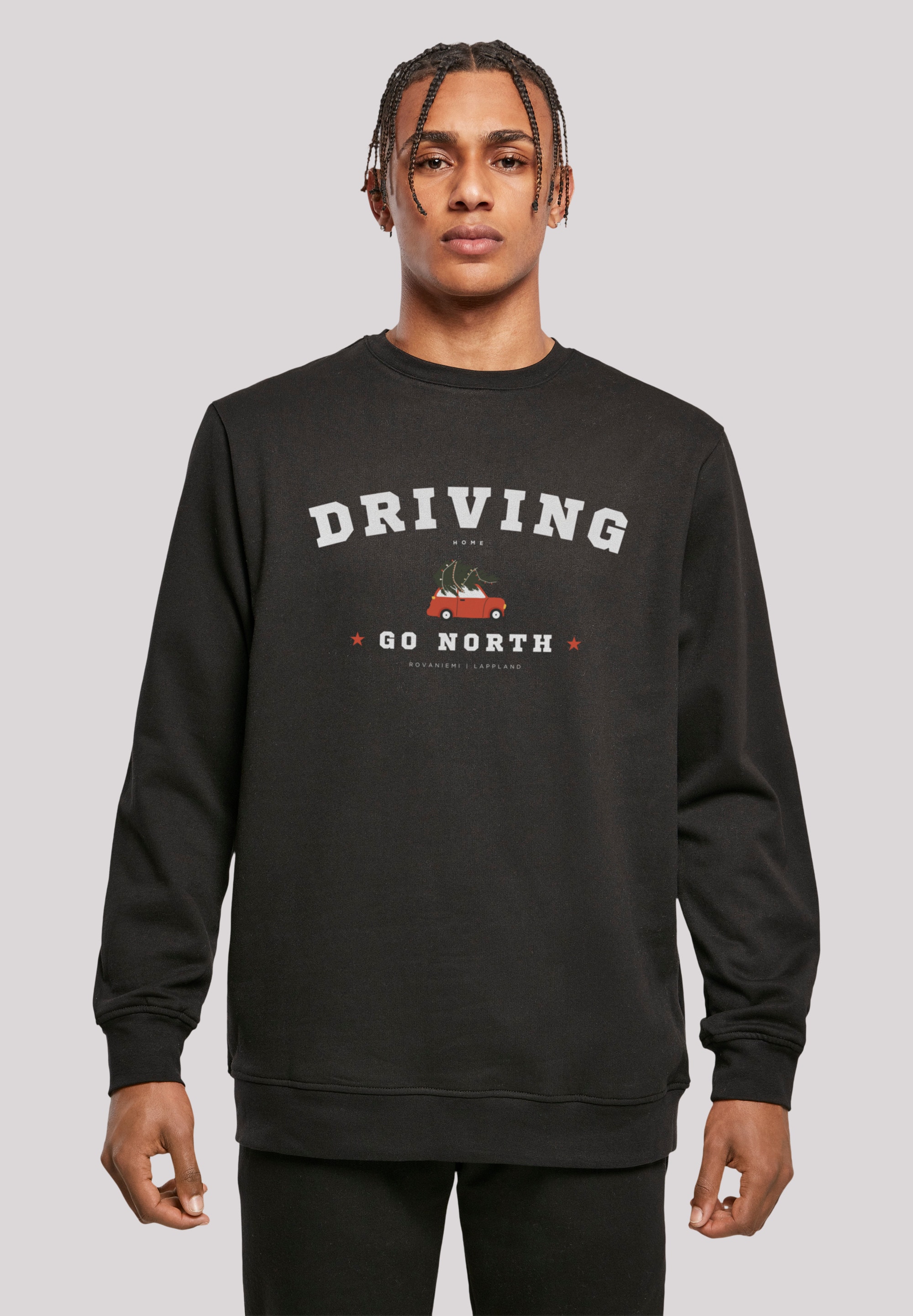 Sweatshirt »Driving Home Weihnachten«, Weihnachten, Geschenk, Logo