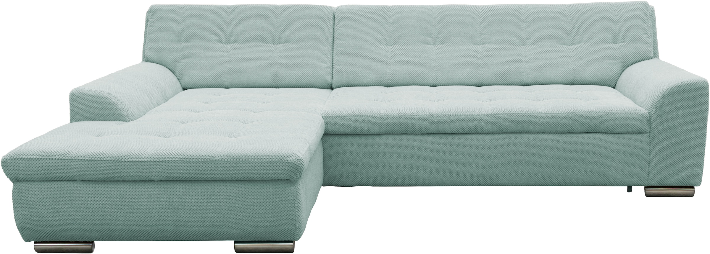 OTTO home Ecksofa »Torrnby 268 x 178 cm, mit Steppungen, modern & zeitlos, stabil« L-Form, aus haustierfreundlichem Pet Friendly Bezug