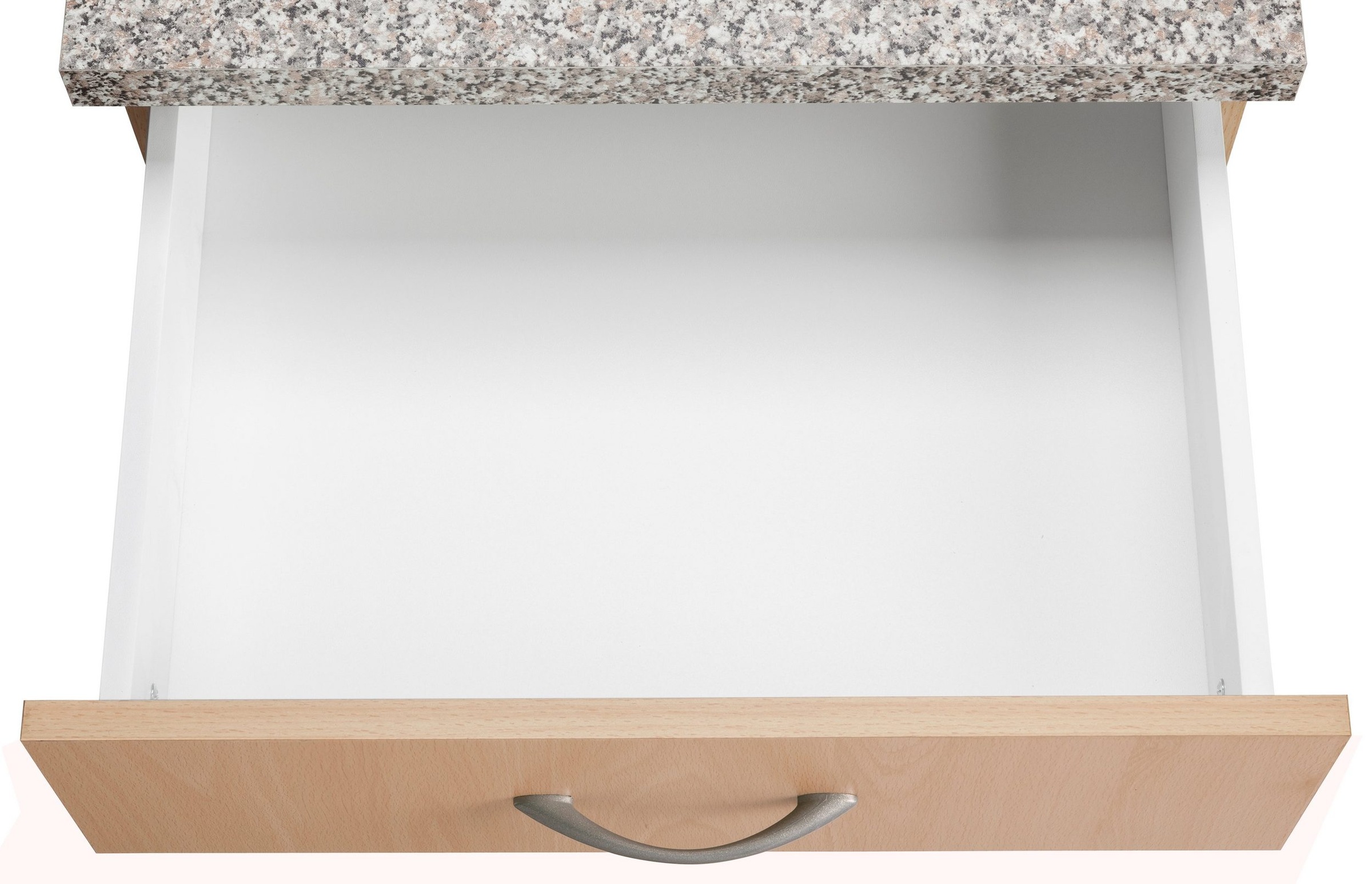 wiho Küchen Unterschrank »Kiel«, 50 cm breit, Tiefe 50 cm, mit 2 großen  Auszügen und 1 Schublade | BAUR