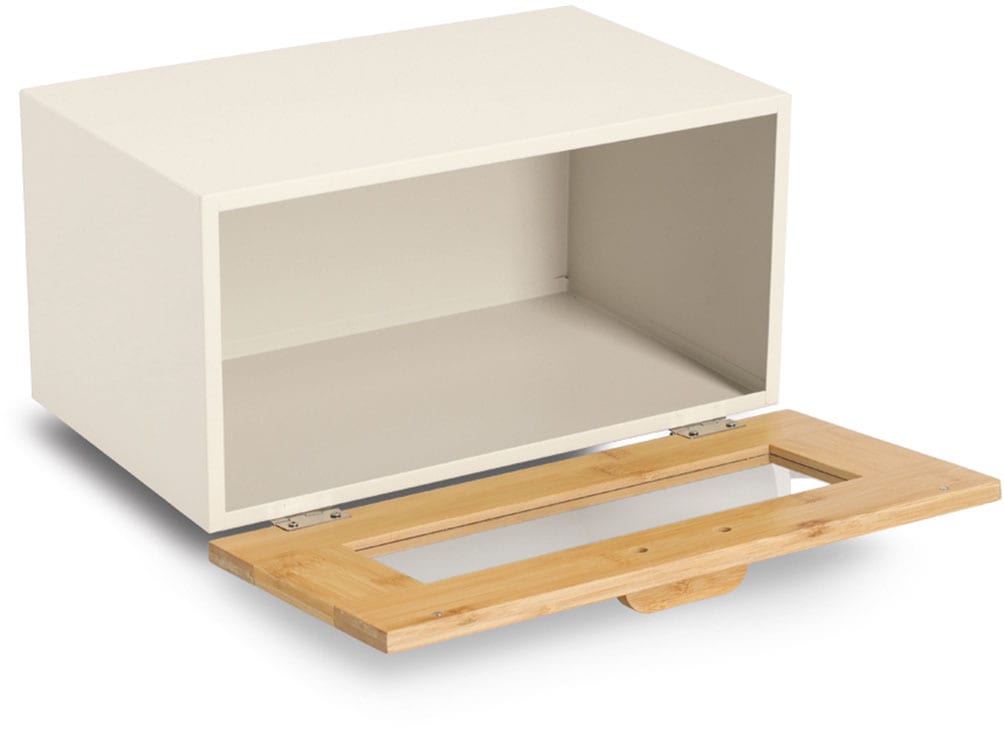 Zeller Present Brotkasten »m. Klappe«, (1 tlg.), pflegeleicht, Sichtfenster