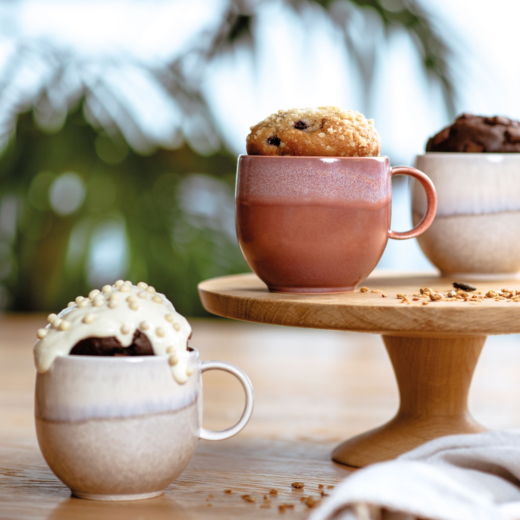 like. by Villeroy & Boch Becher »Henkelbecher Perlemor Sand 290 ml 6er Set beige«