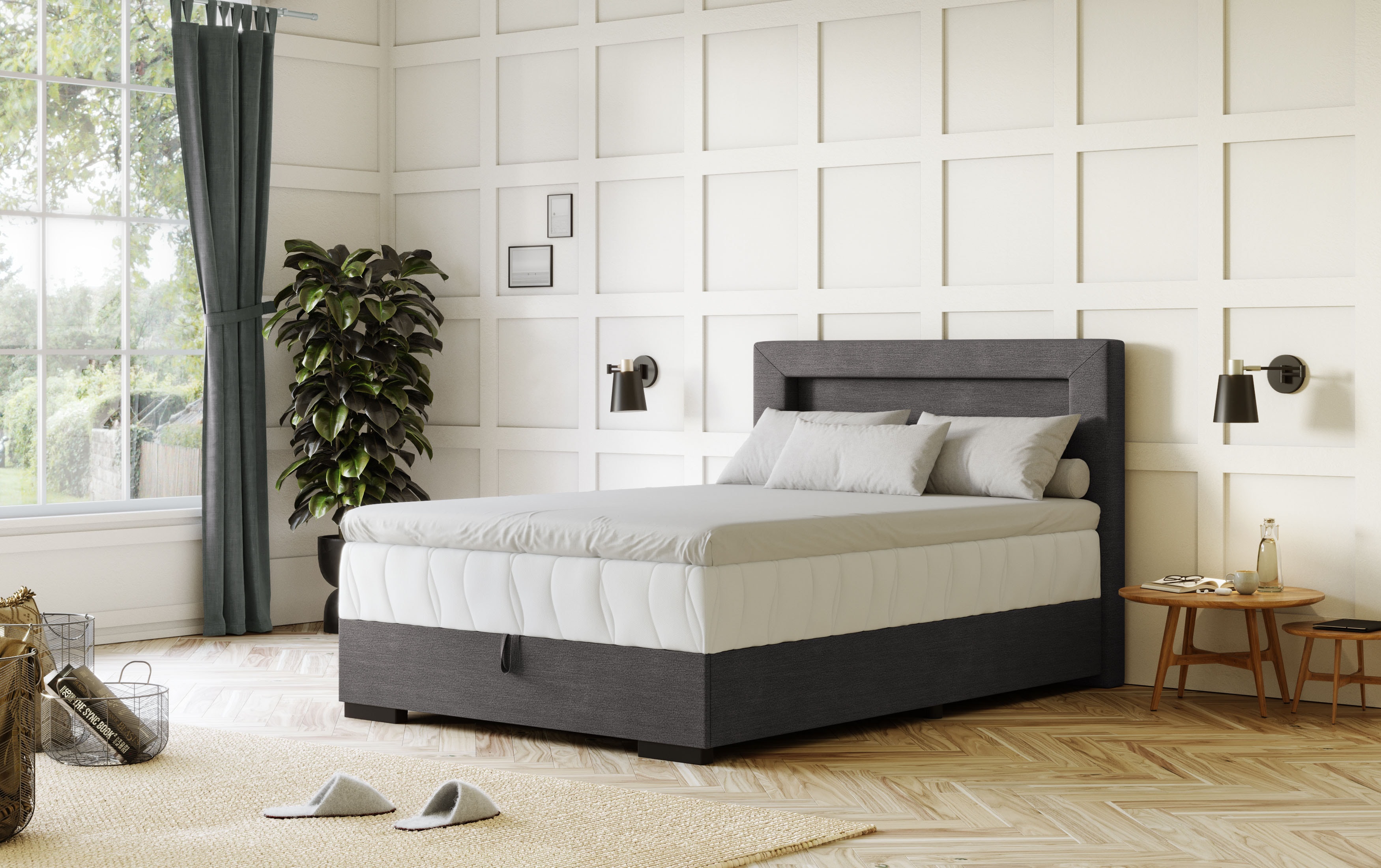 COTTA Boxbett "Kelly" ausgestattet mit LED-Licht, inkl. Bettkasten
