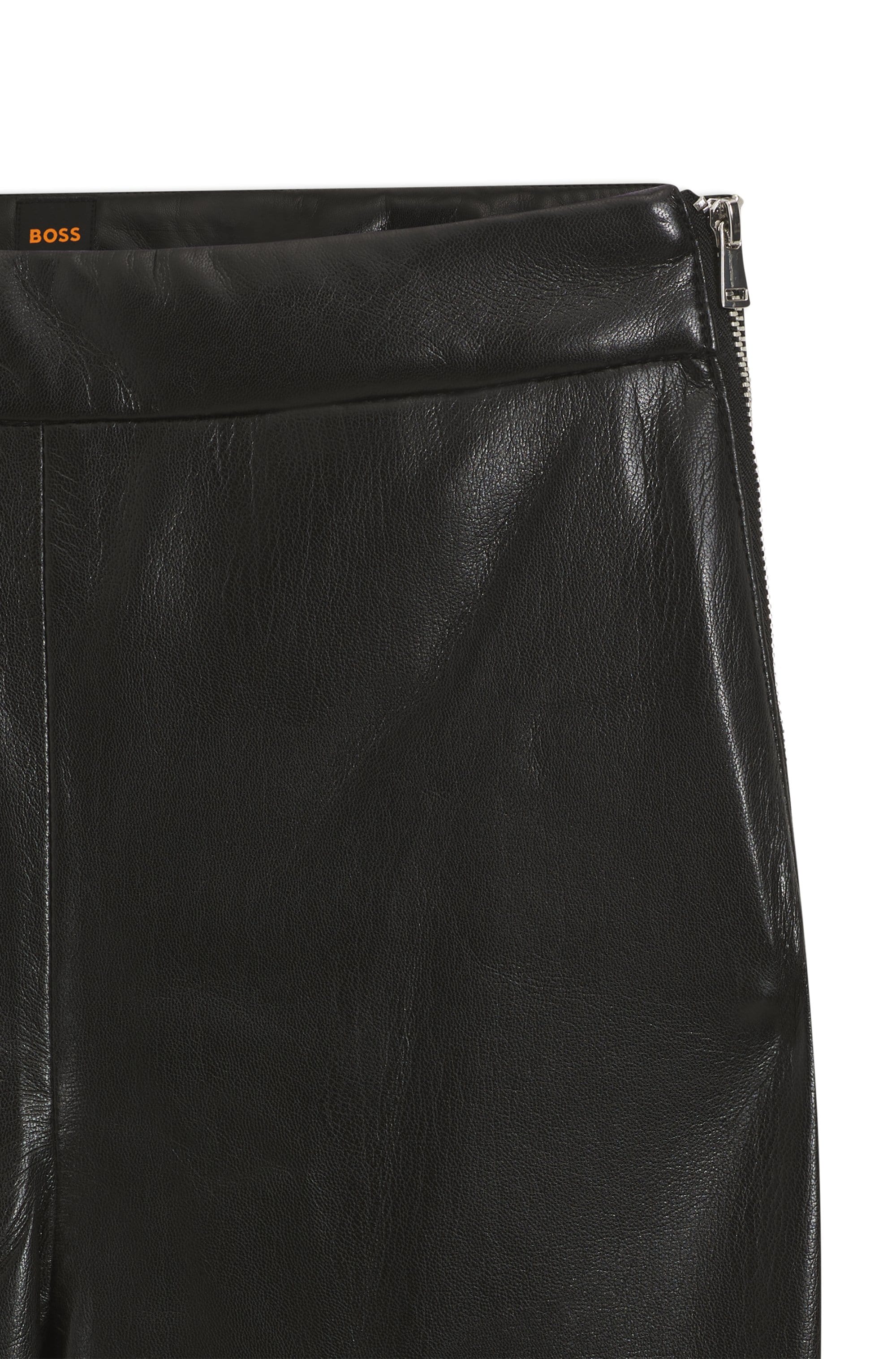BOSS ORANGE Leggings »Taskin Premium Damenmode«, Slim Fit in Lederoptik