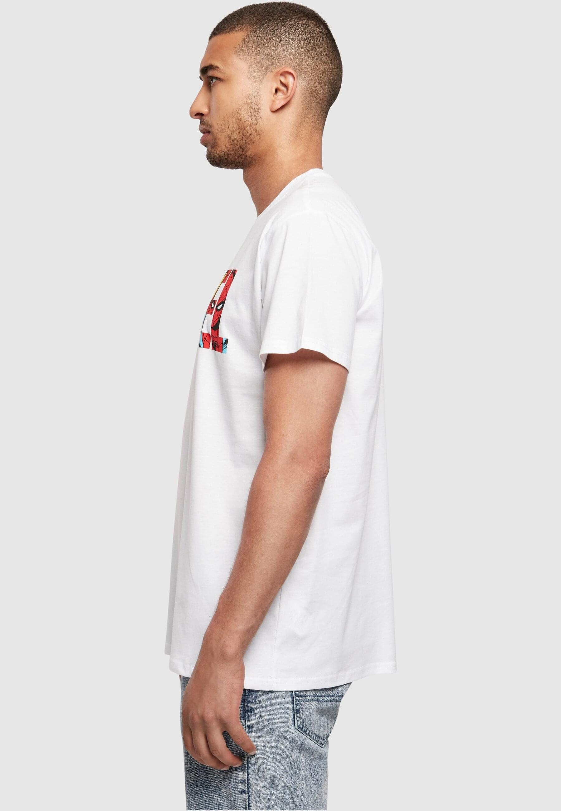 Merchcode T-Shirt »Merchcode Herren Marvel Logo Character Tee«, (1 tlg.)