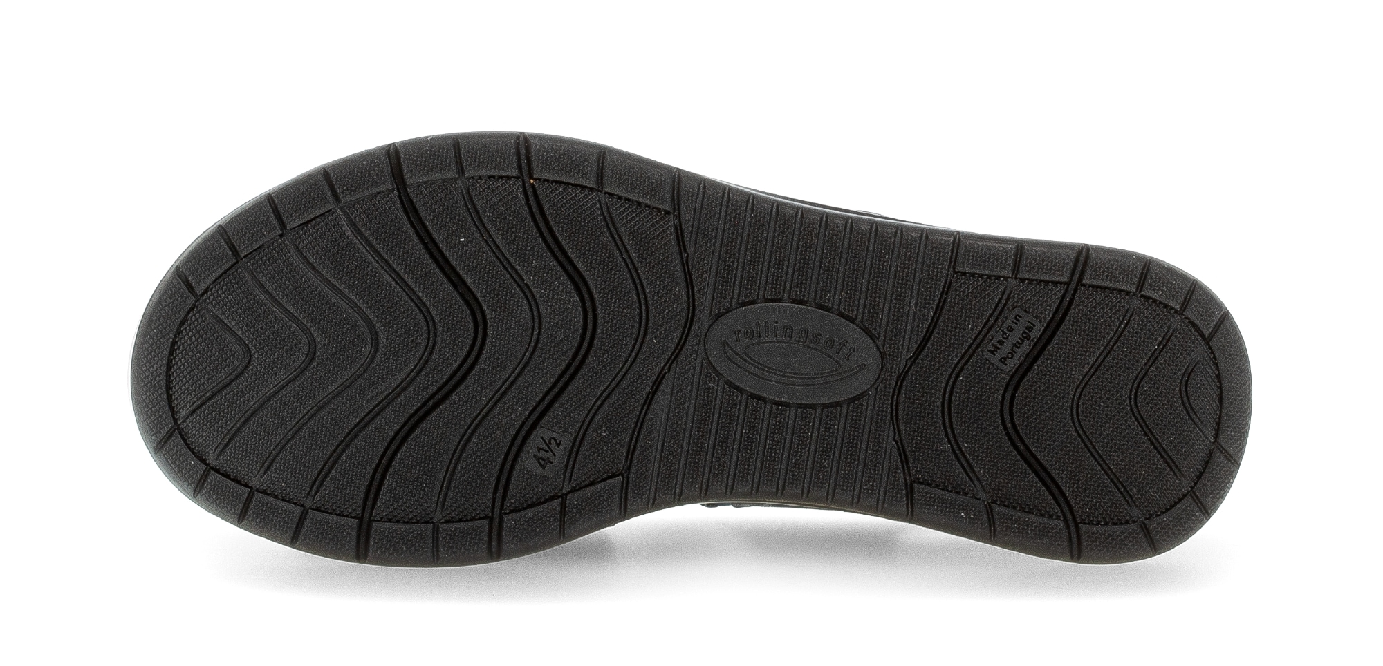 rollingsoft Sandalette  Keilabsatz, Rimechensandale mit Klettverschlüssen, G-Weite