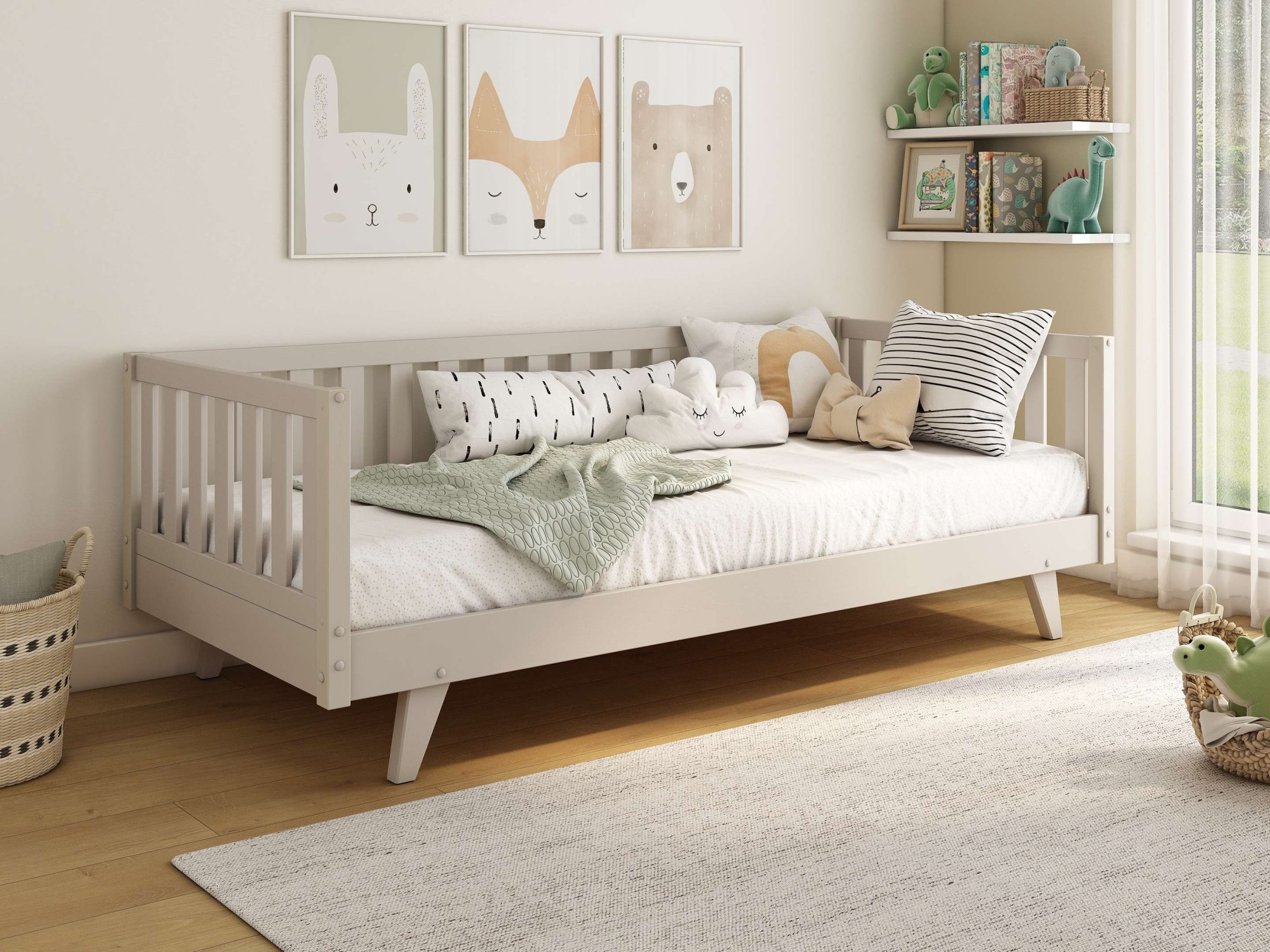 OTTO home Kinderbett »Avelin« aus massiver Kiefer, 90x200, FSC® zertifiziert