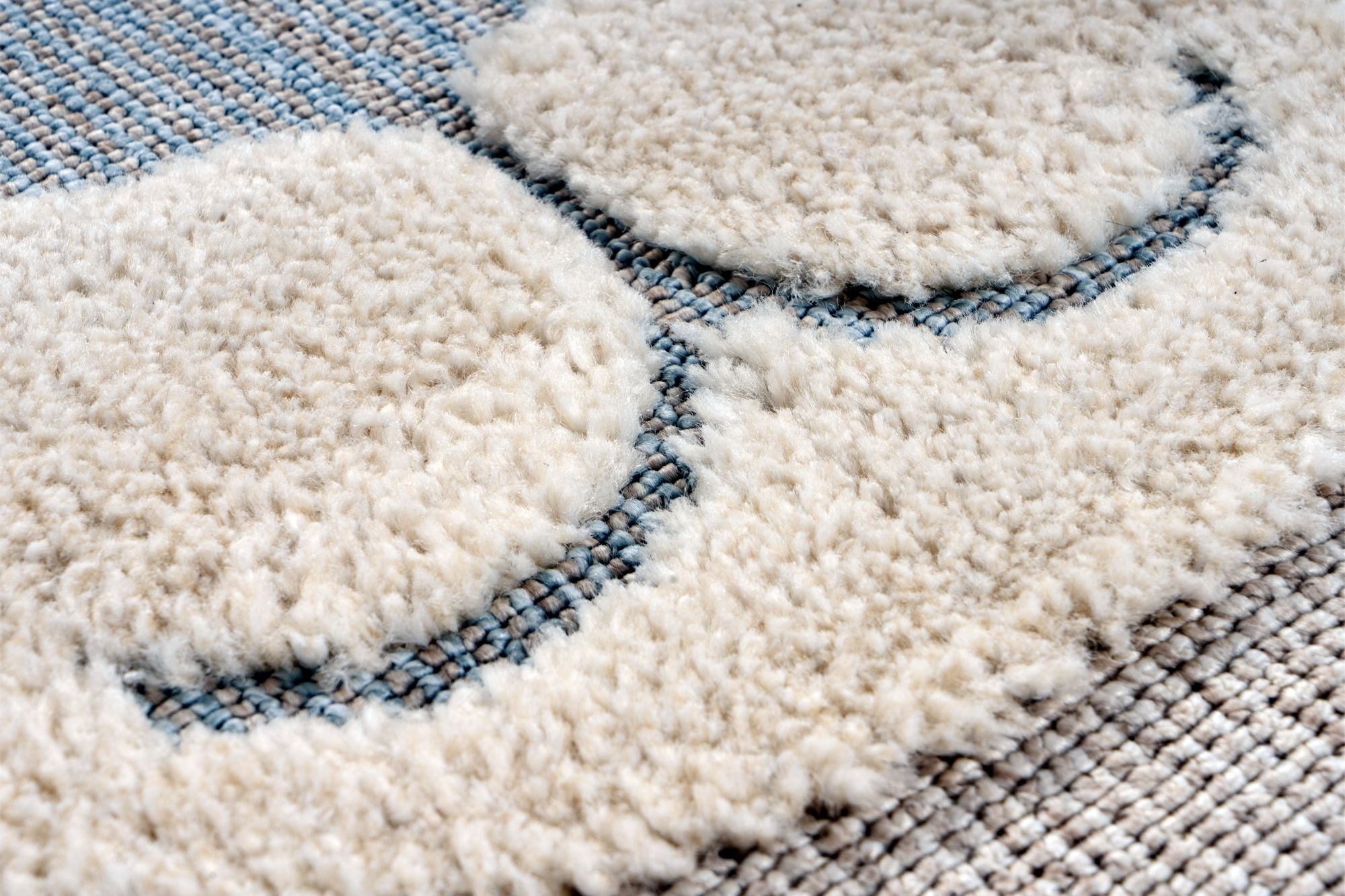 Kayoom Kinderteppich »Modena 424« rechteckig 11 mm Höhe auch in rund, Kurzflor, Hoch Tief, mit Fransen, Löwe