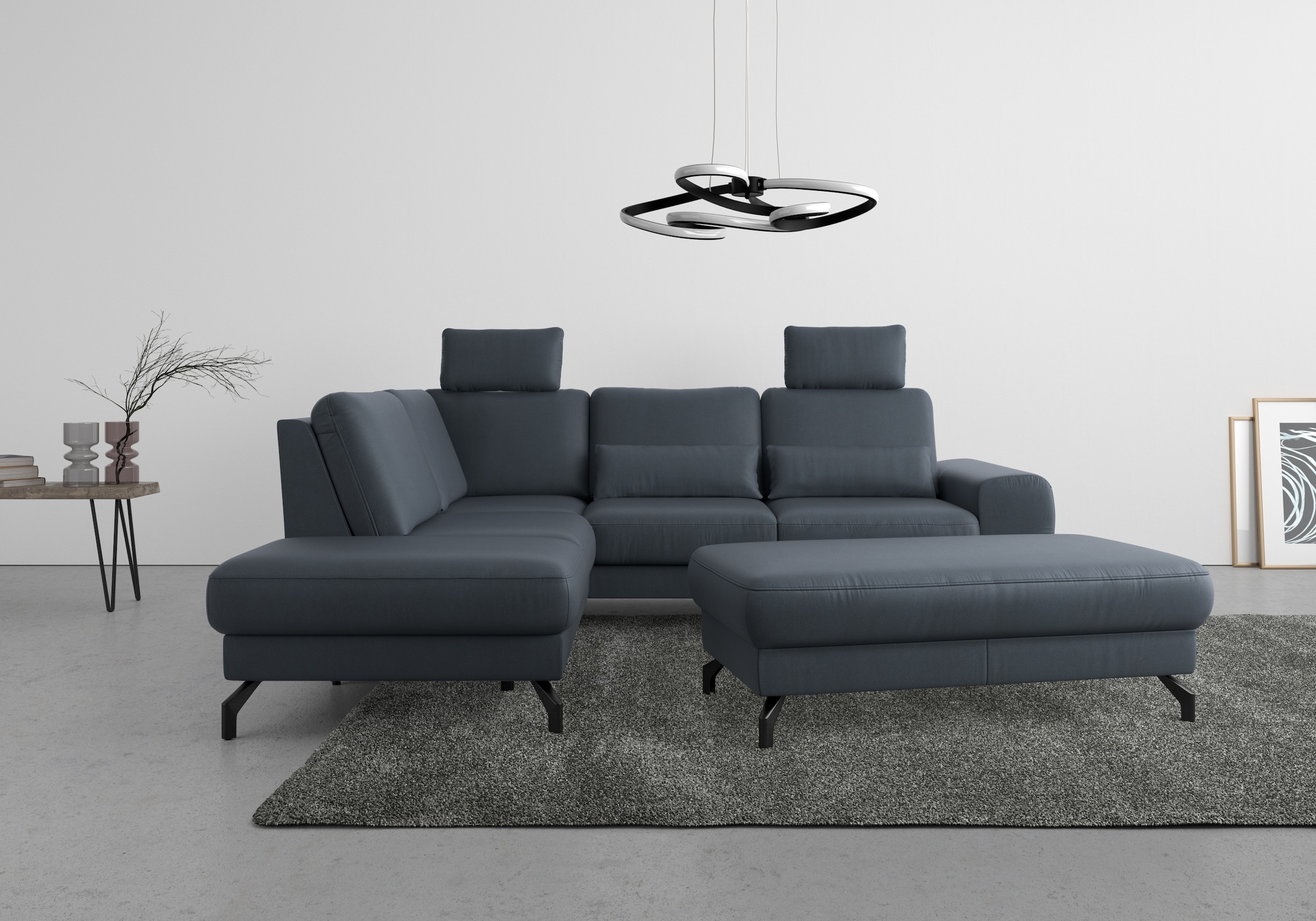 sit&more Ecksofa "Cinturo L-Form" inklusive Sitztiefenverstellung und Feder günstig online kaufen