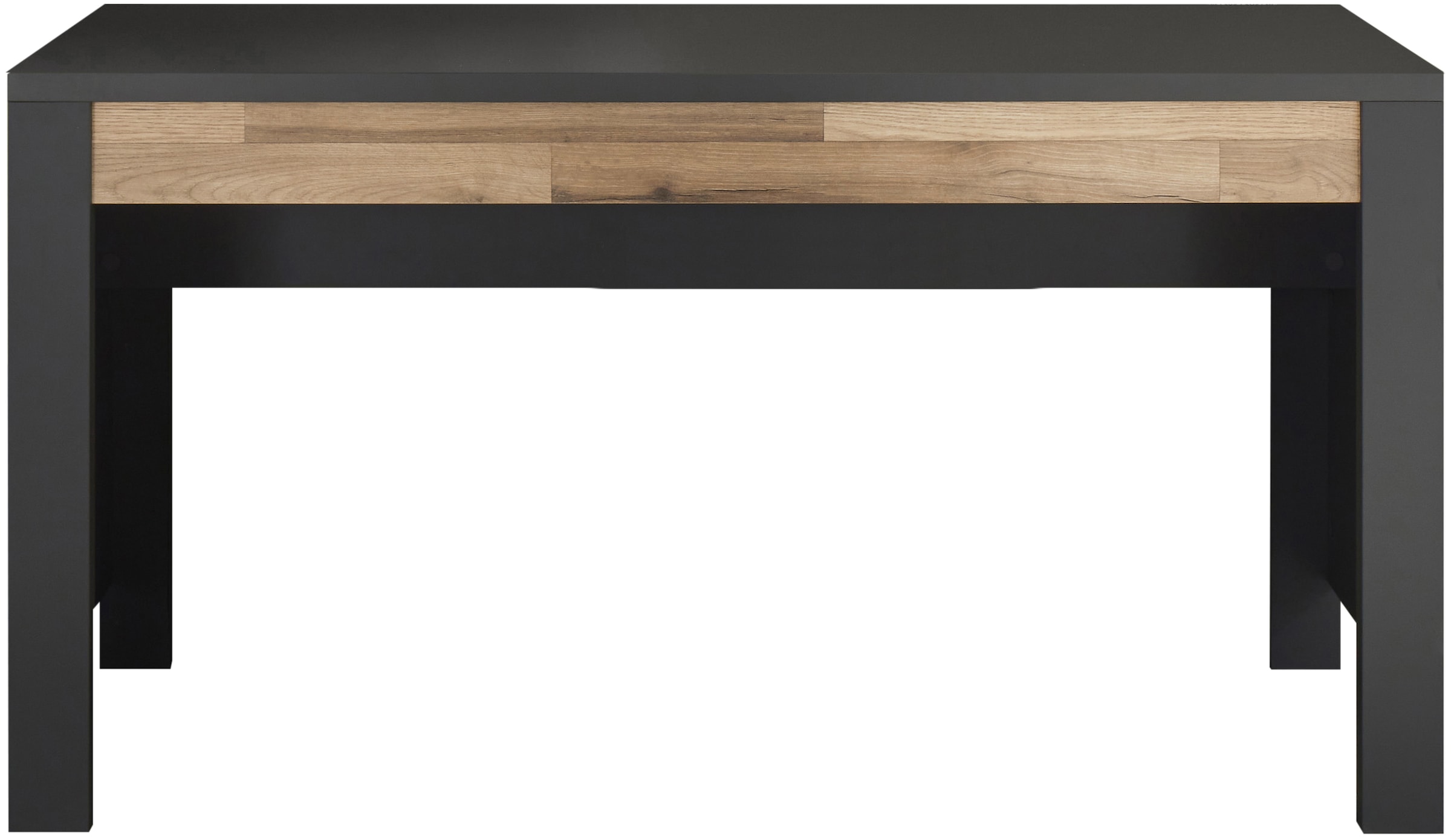 Begabino Schreibtisch »Dallas Tisch Absetzung Montana Oak«, passend zum Jugendzimmer Dallas