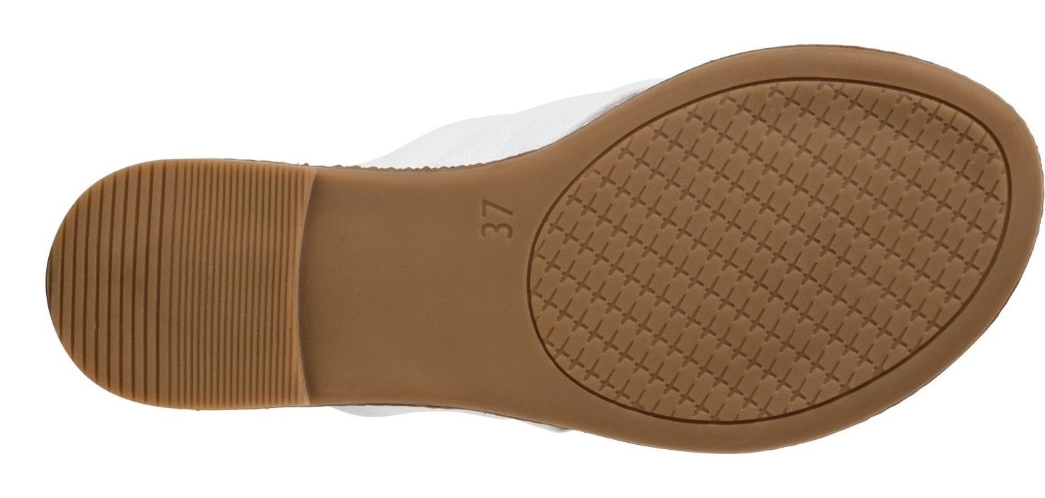 Tamaris Dianette, Zehentrenner, Sommerschuh mit glänzenden Nieten am Sohlenrand