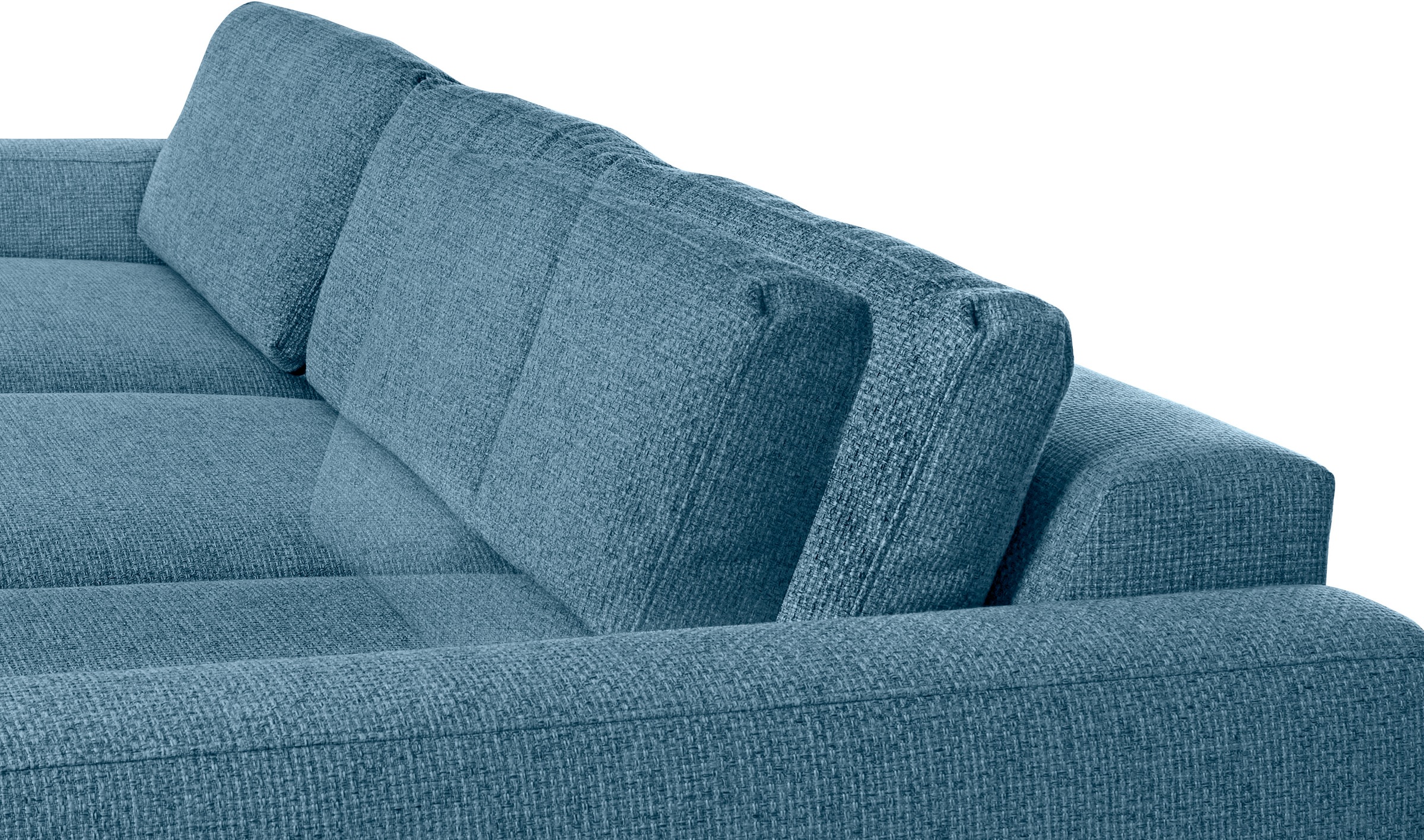 Places of Style Ecksofa »Bloomfield, L-Form«, extra tiefe Sitzfläche, wahlweise mit Sitztiefenverstellung