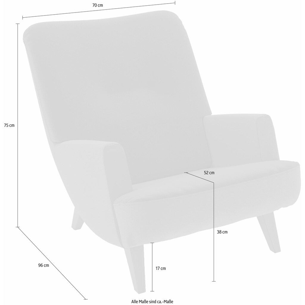 Max Winzer® Loungesessel »build-a-chair Borano«