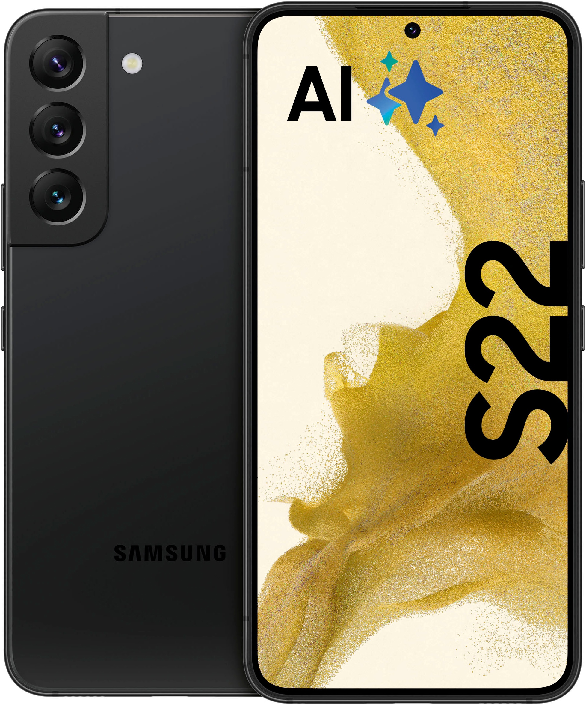 Smartphone »Galaxy S22 128 GB«, phantom black, 15,39 cm/6,1 Zoll, 128 GB...