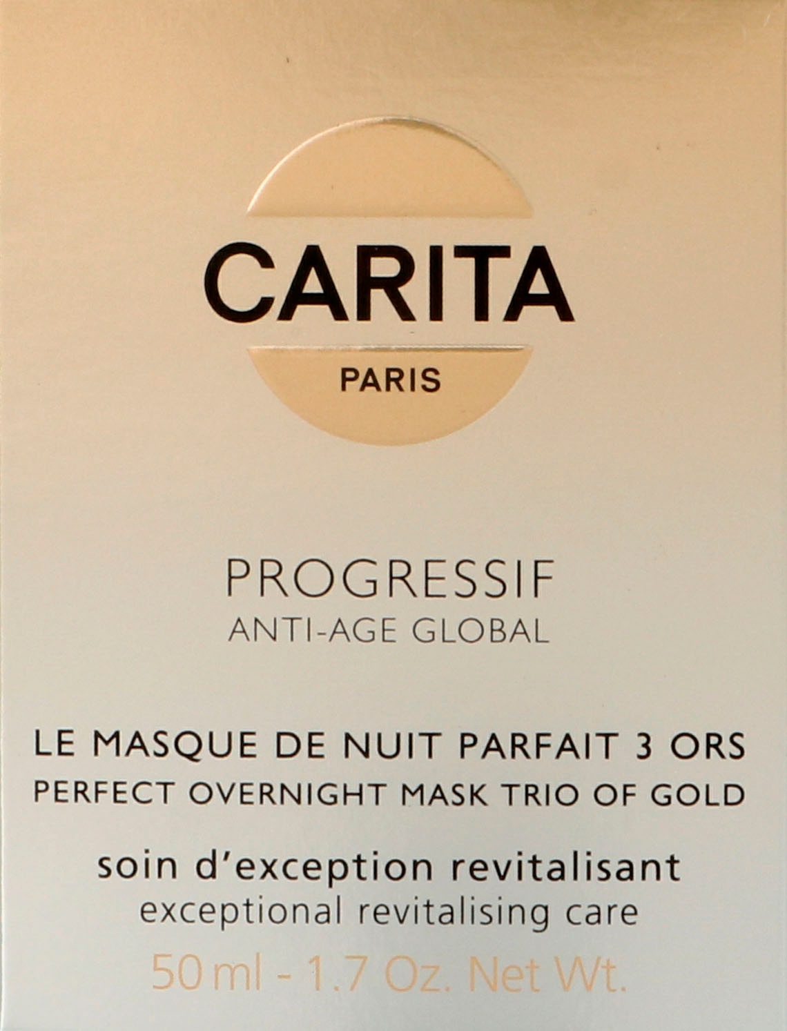 CARITA Anti Aging Creme Progressif Perfect Over. Mask Trio of