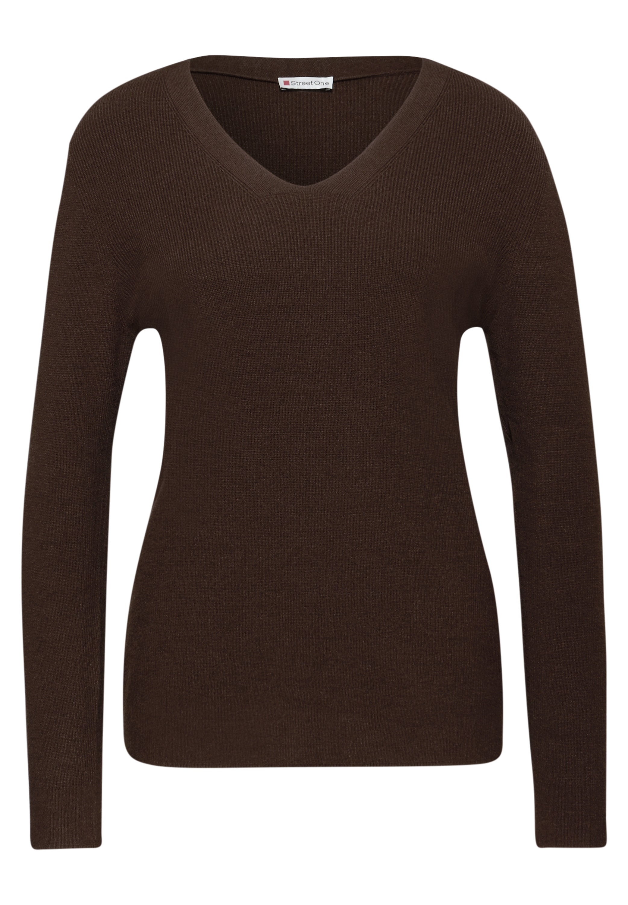 STREET ONE Strickpullover aus softem Materialmix