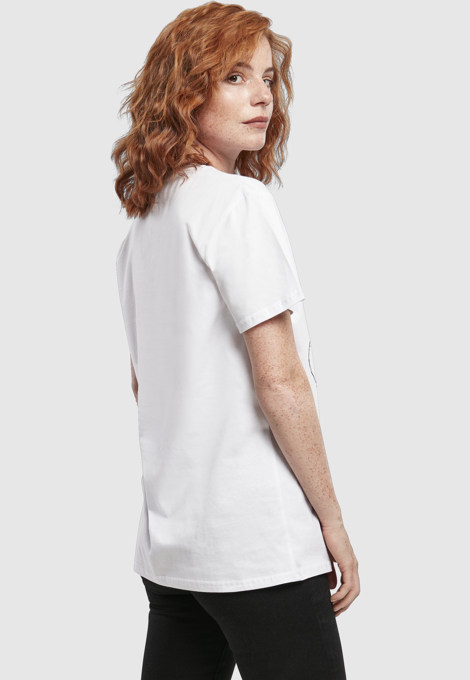 Merchcode Kurzarmshirt »Merchcode Damen Ladies Minnie Loves Mickey Tee« 1 Stk.