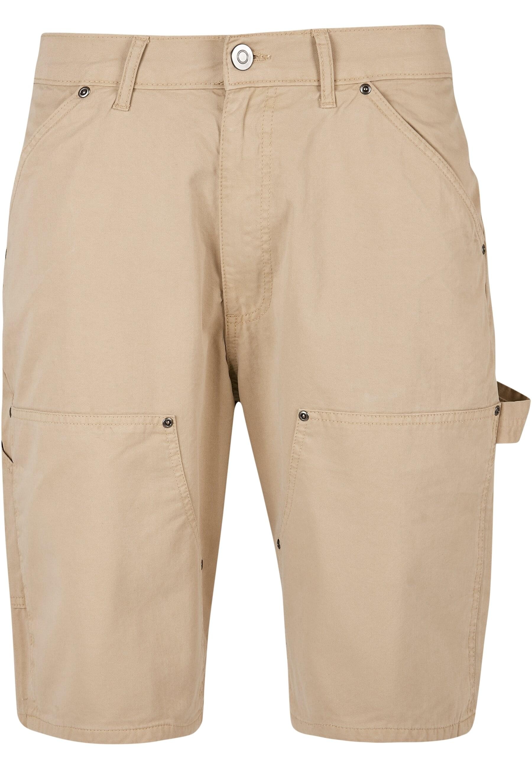 URBAN CLASSICS Shorts "Urban Classics Herren Double Knee Carpenter Shorts" günstig online kaufen