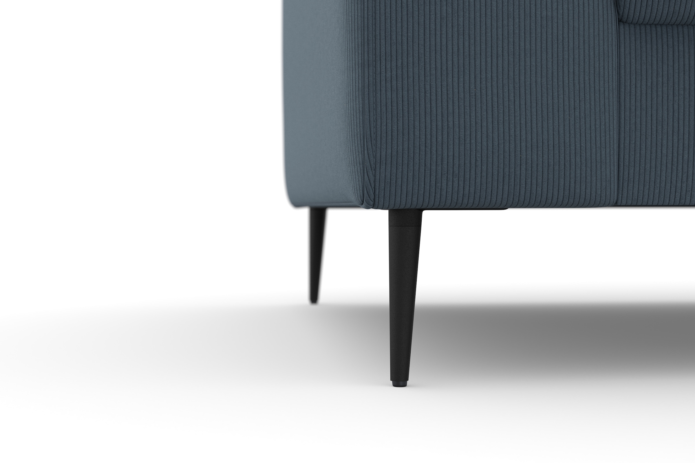 DOMO collection Ecksofa »Modica, zeitlos und elegant, L-Form«, moderne Optik mit extrabreiter Recamiere, auch in Cord