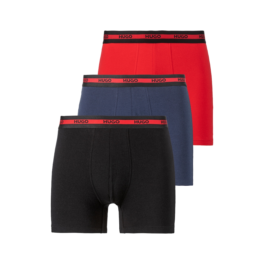 HUGO Underwear Boxer »B BXR TRIPLET PLANET«, (Set, 3 St.)