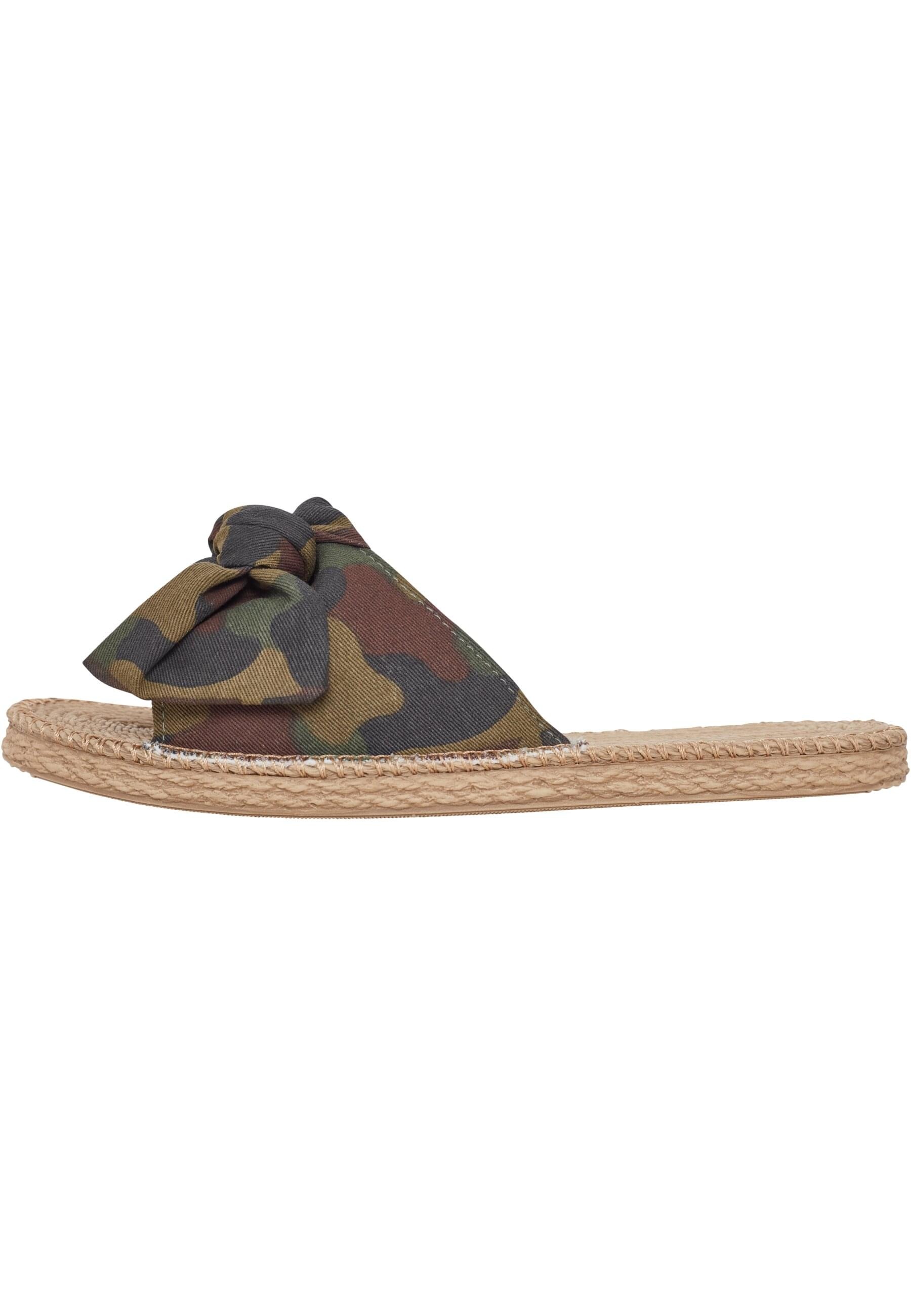 URBAN CLASSICS Pantolette »Urban Classics Accessoires Canvas Mules«