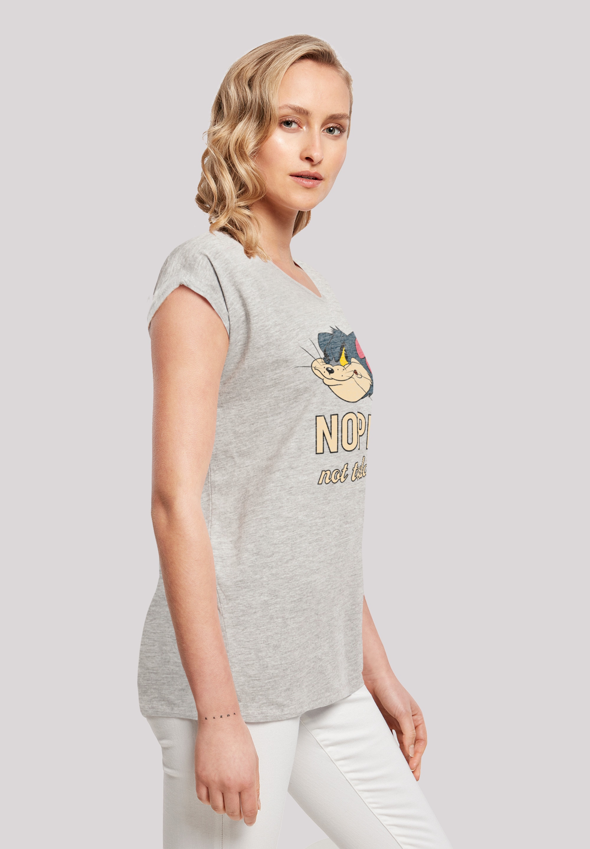 F4NT4STIC T-Shirt »Tom and Jerry TV Serie Nope Not Today«, Damen,Premium Merch,Regular-Fit,Kurze Ärmel,Bedruckt