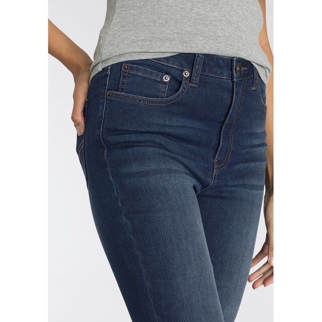 H.I.S Ankle-Jeans »CROPPED SKINNY HIGH RISE«, Ökologische, wassersparende  Produktion durch OZON WASH für bestellen | BAUR