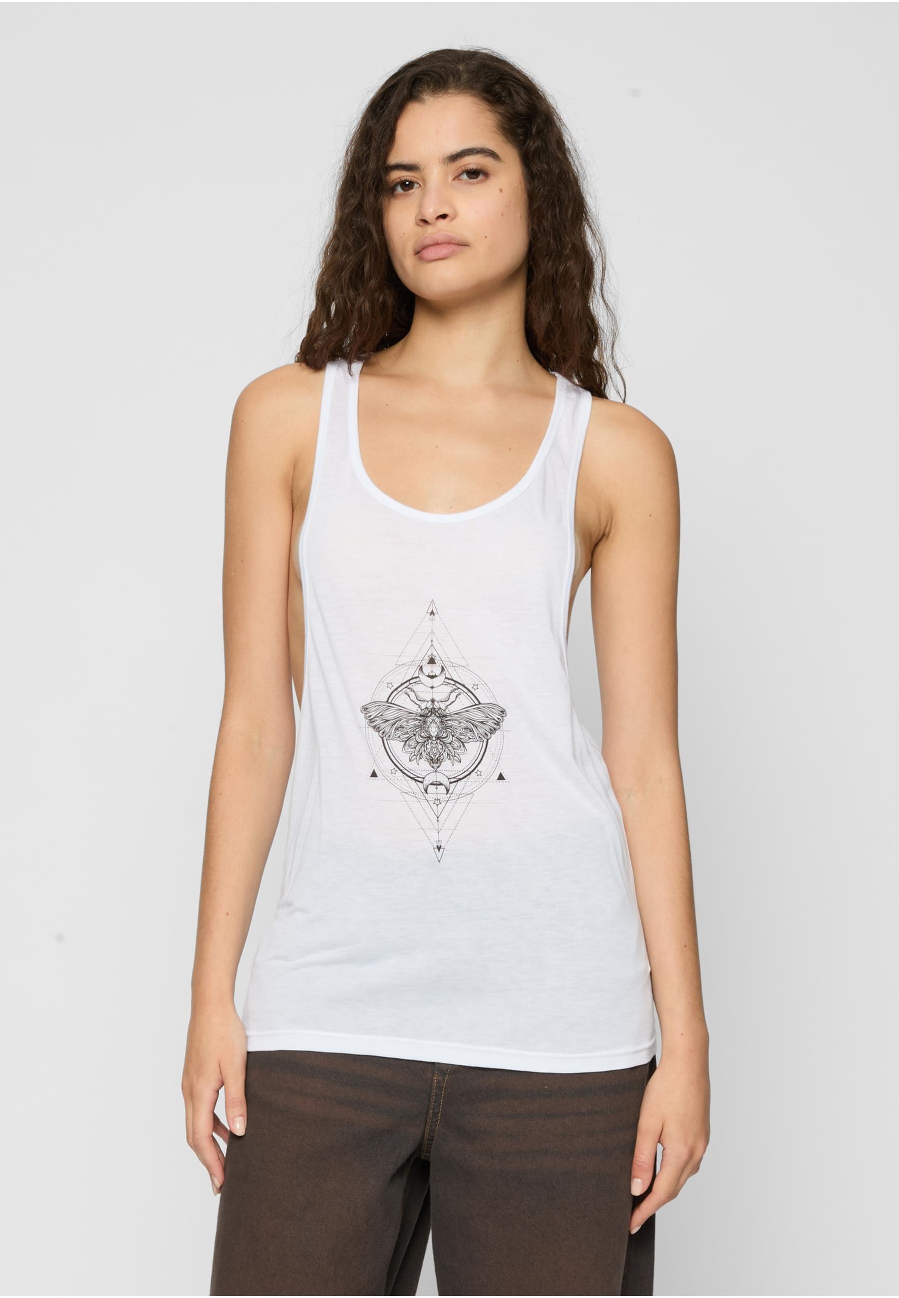 Thumbnail - MisterTee Kurzarmshirt "MisterTee Damen Ladies Moth Tee", (1 tlg.)